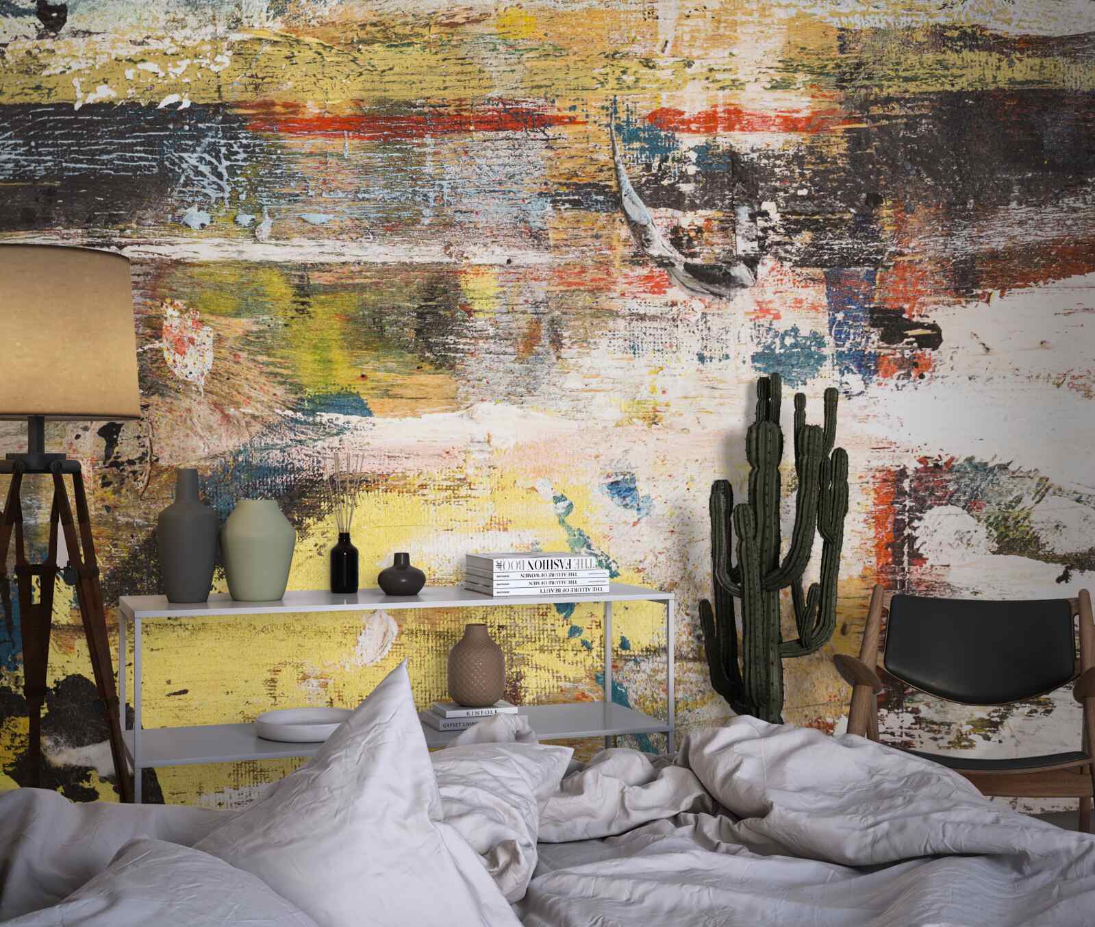 Fototapet o plajă nisipoasă unde apa este atât de calmă