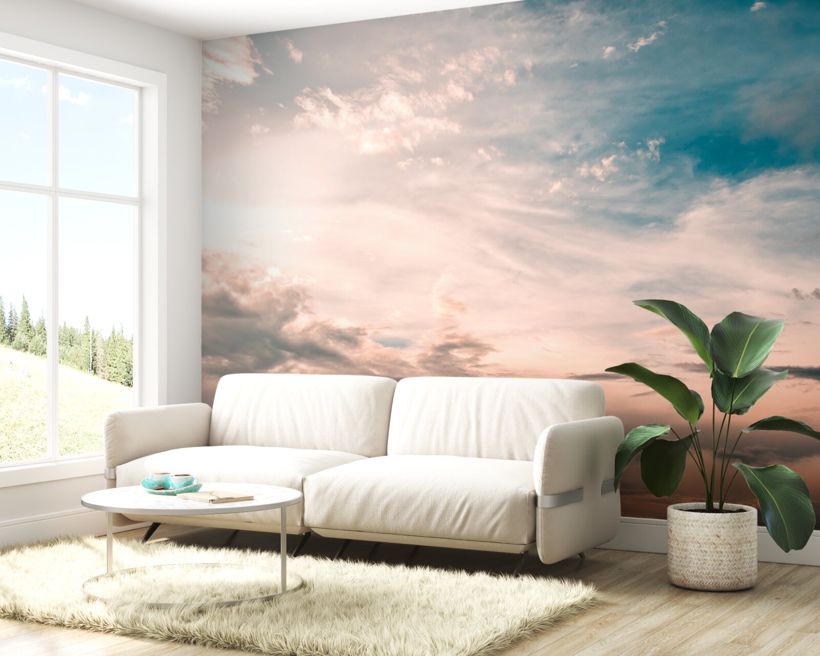 Fototapet cer în zori