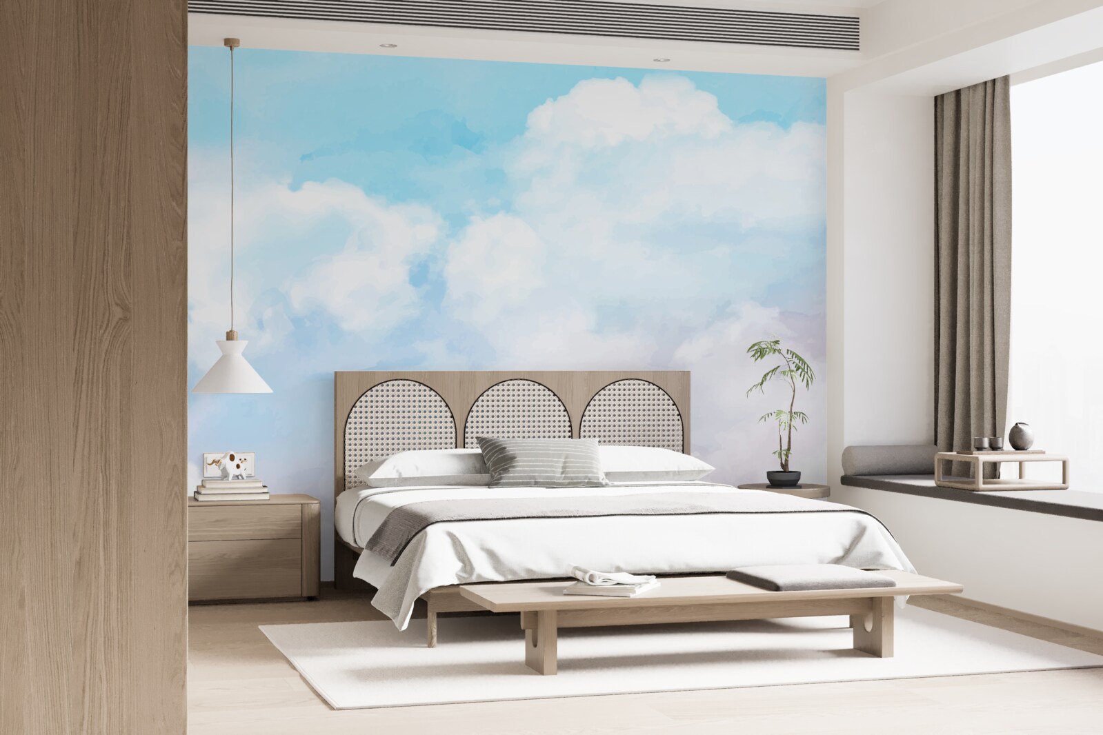 Fototapet cerul este luminos și colorat