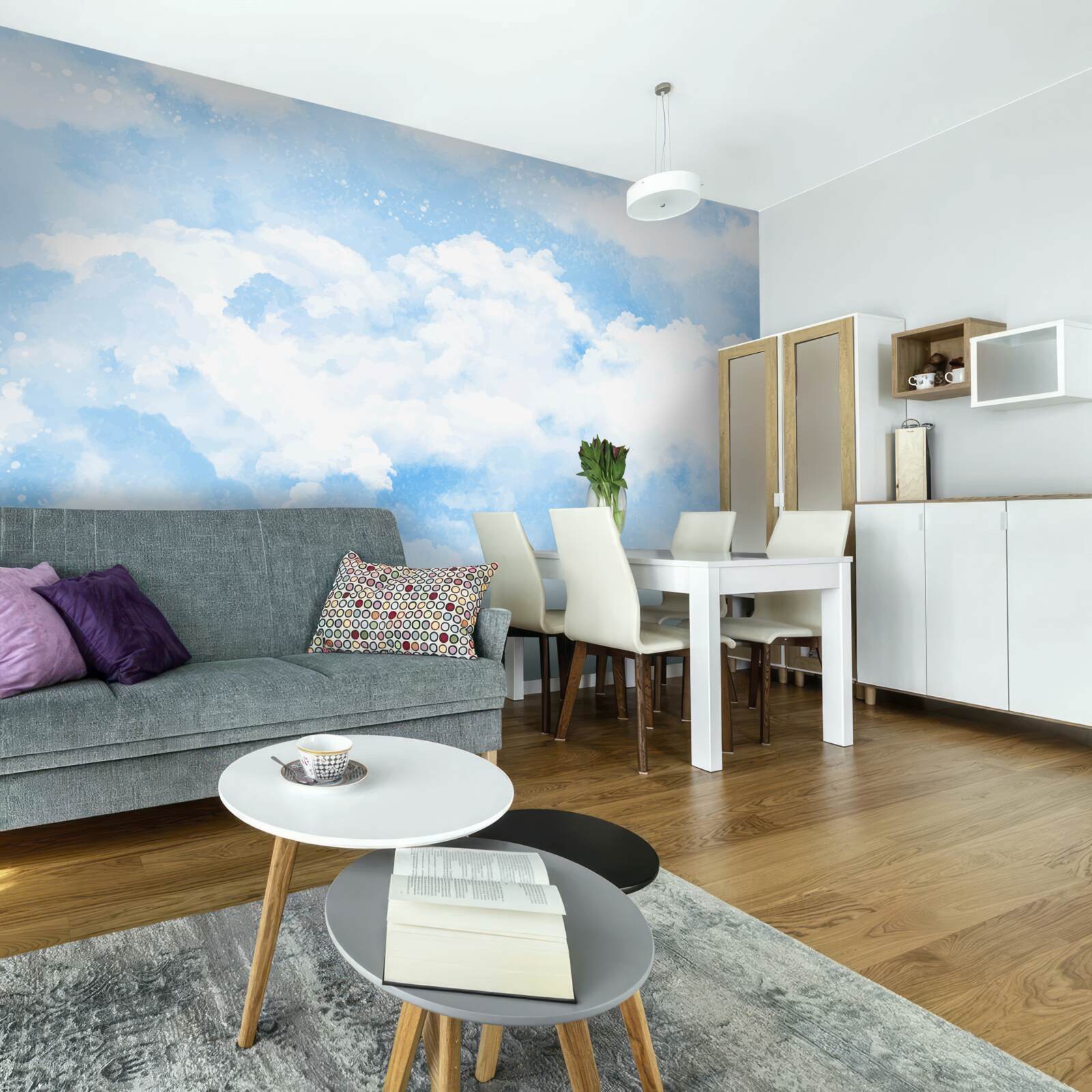 Fototapet "Cerul albastru anunță venirea ploii".