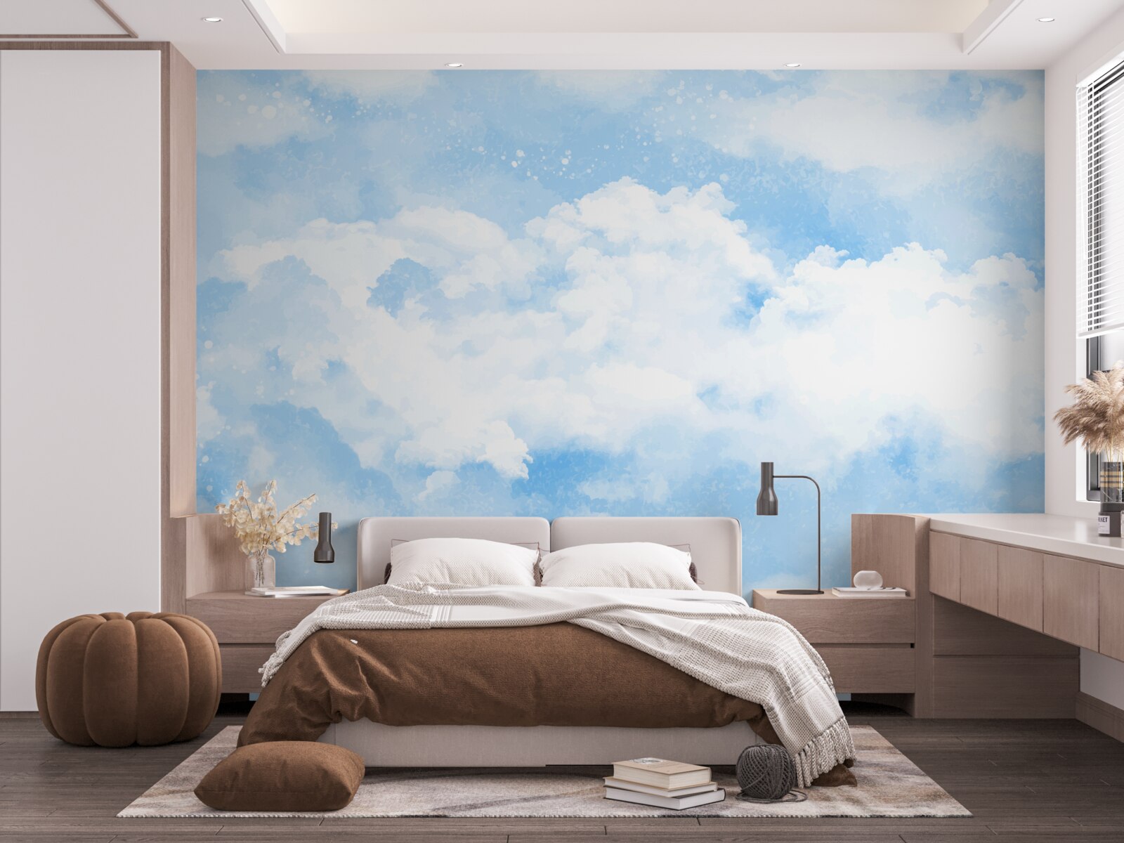 Fototapet "Cerul albastru anunță venirea ploii".