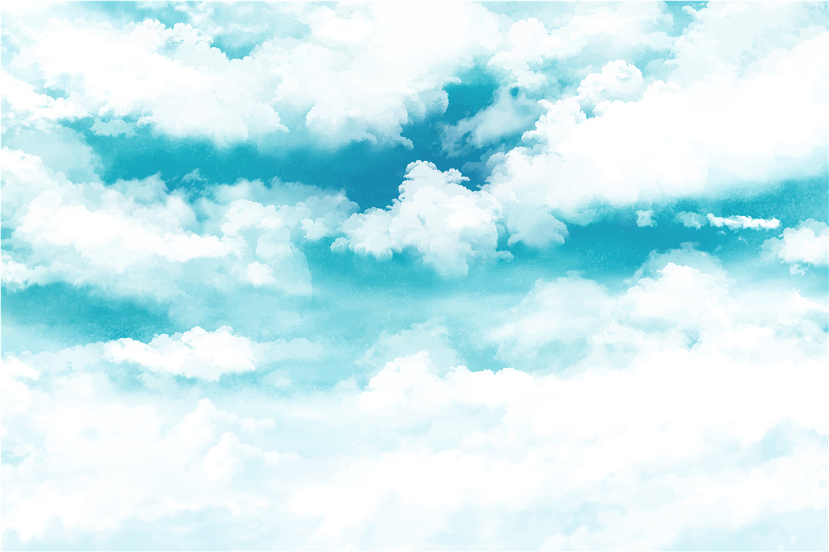 Fototapet în timpul zilei cerul este albastru și alb