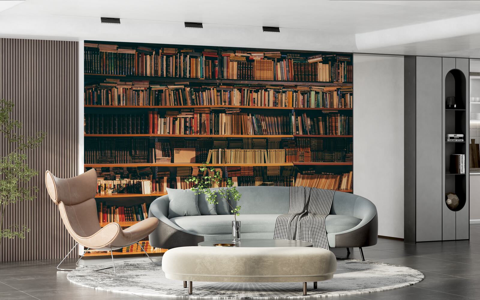 Fototapet casa veche a cărților