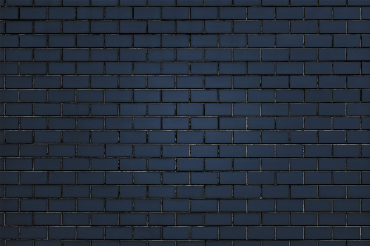 Fototapet perete de cărămidă complet întunecat