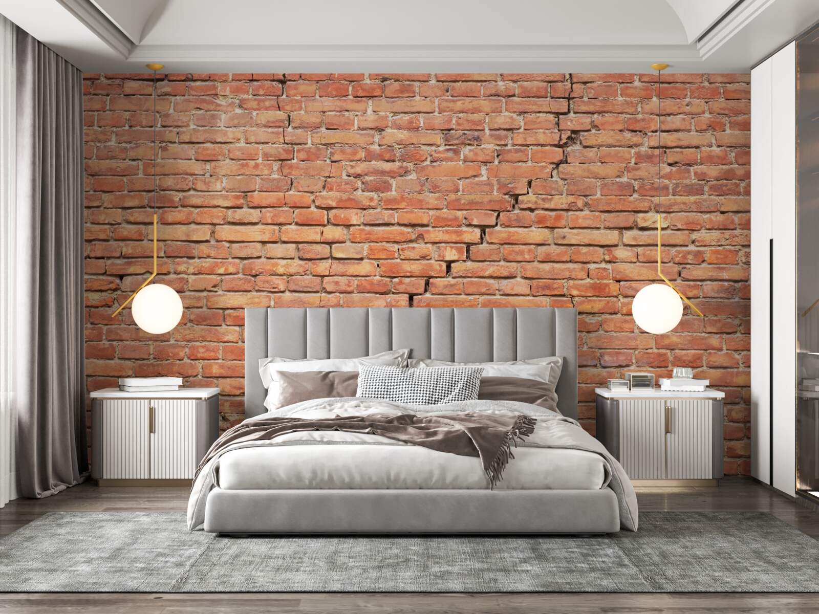 Fototapet fisură semnificativă în perete