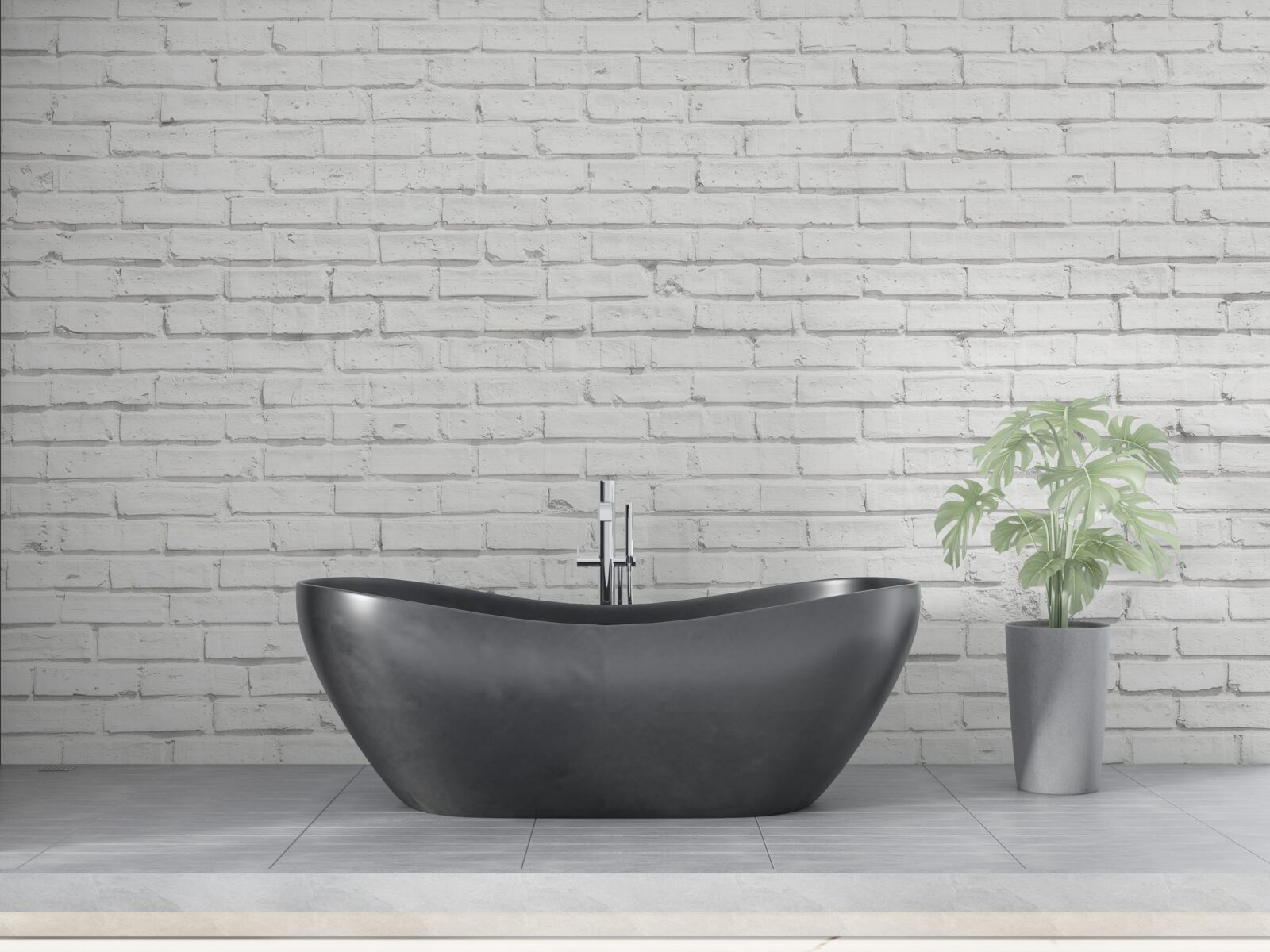 Fototapet bază de cărămidă albă