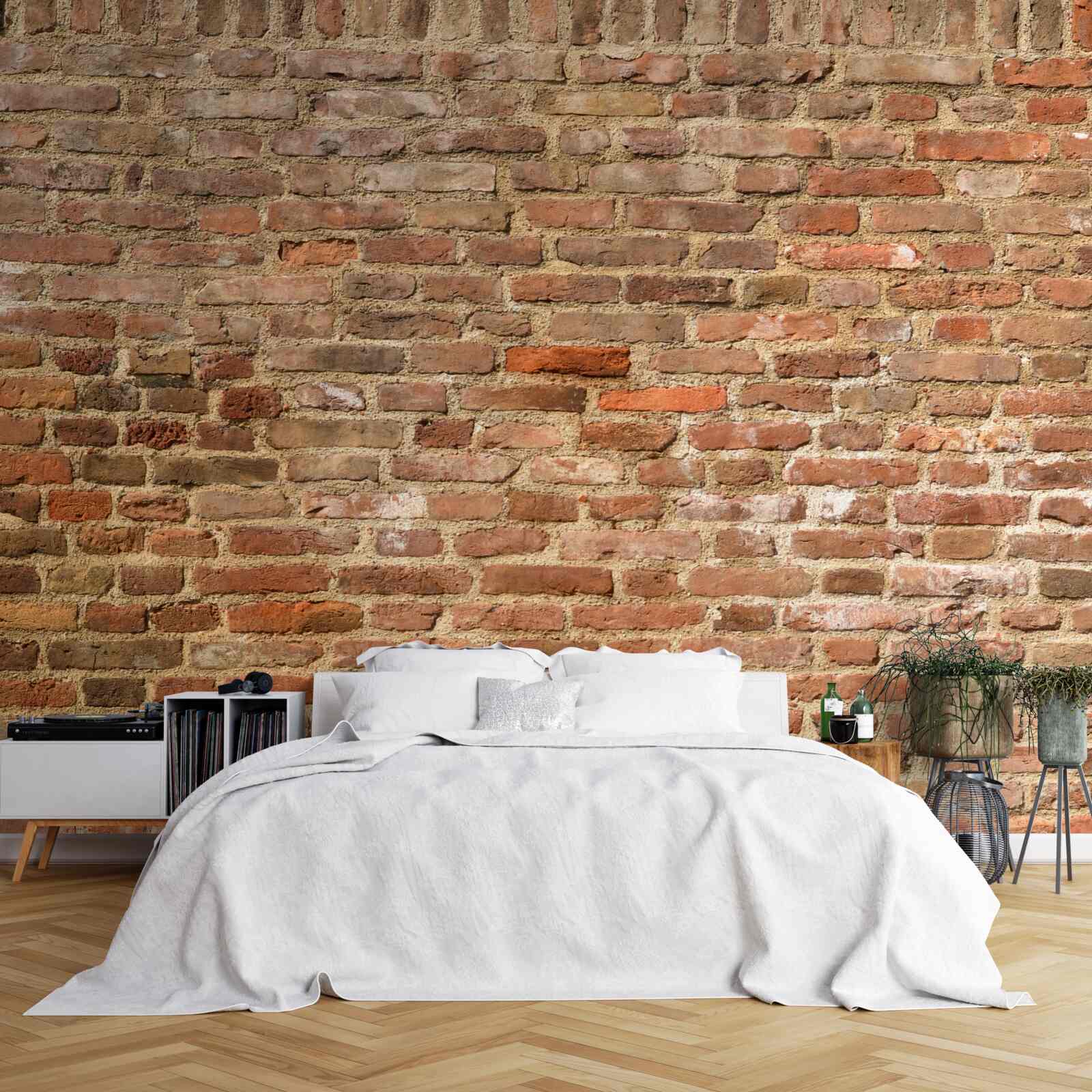 Fototapet perete vechi de cărămidă maro