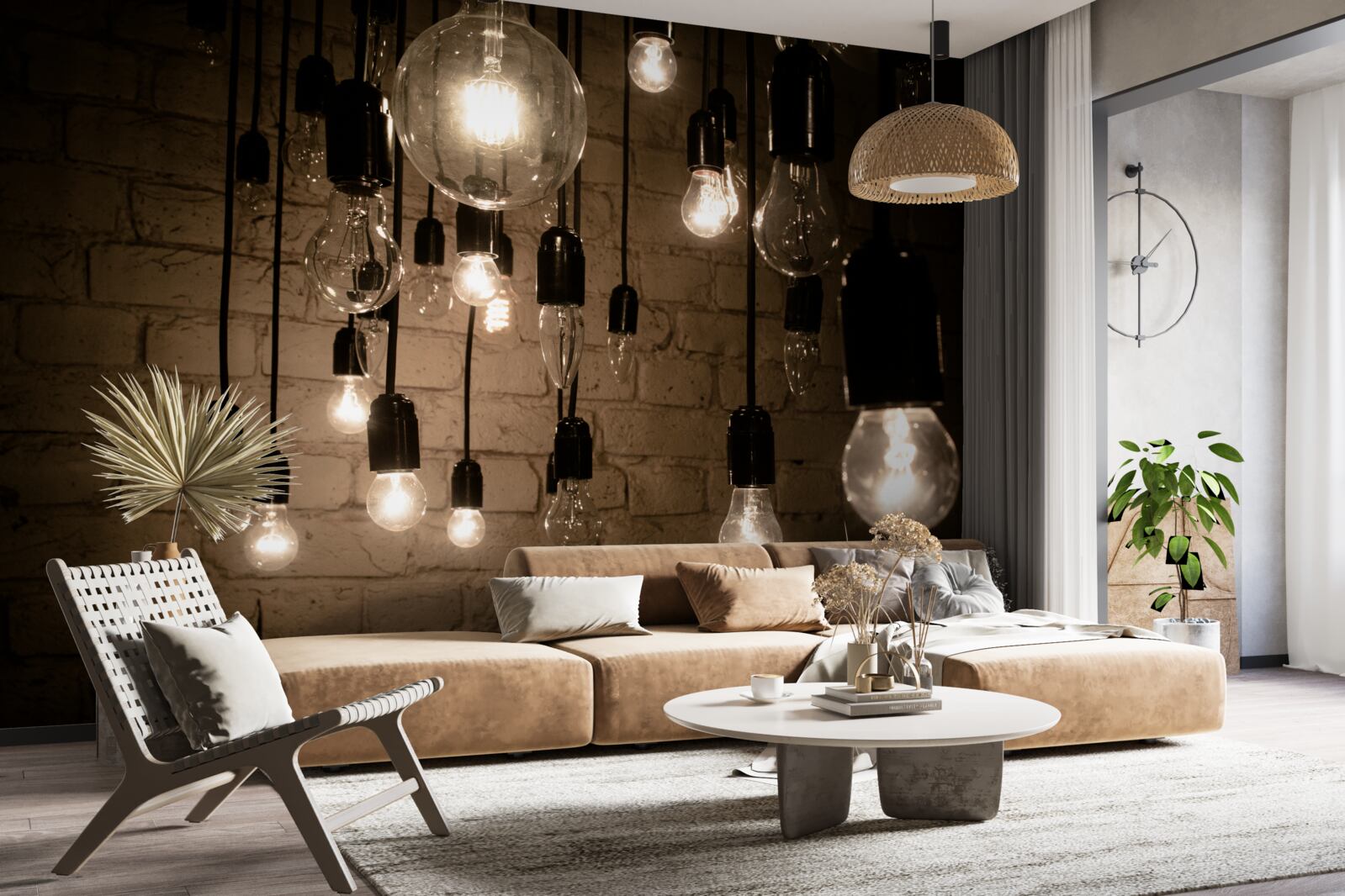 Fototapet formele becurilor sunt diferite