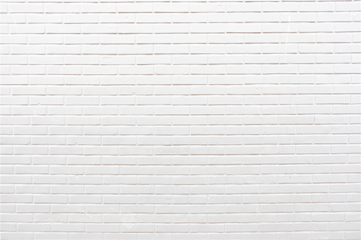 Fototapet peretele de cărămidă este de un alb imaculat