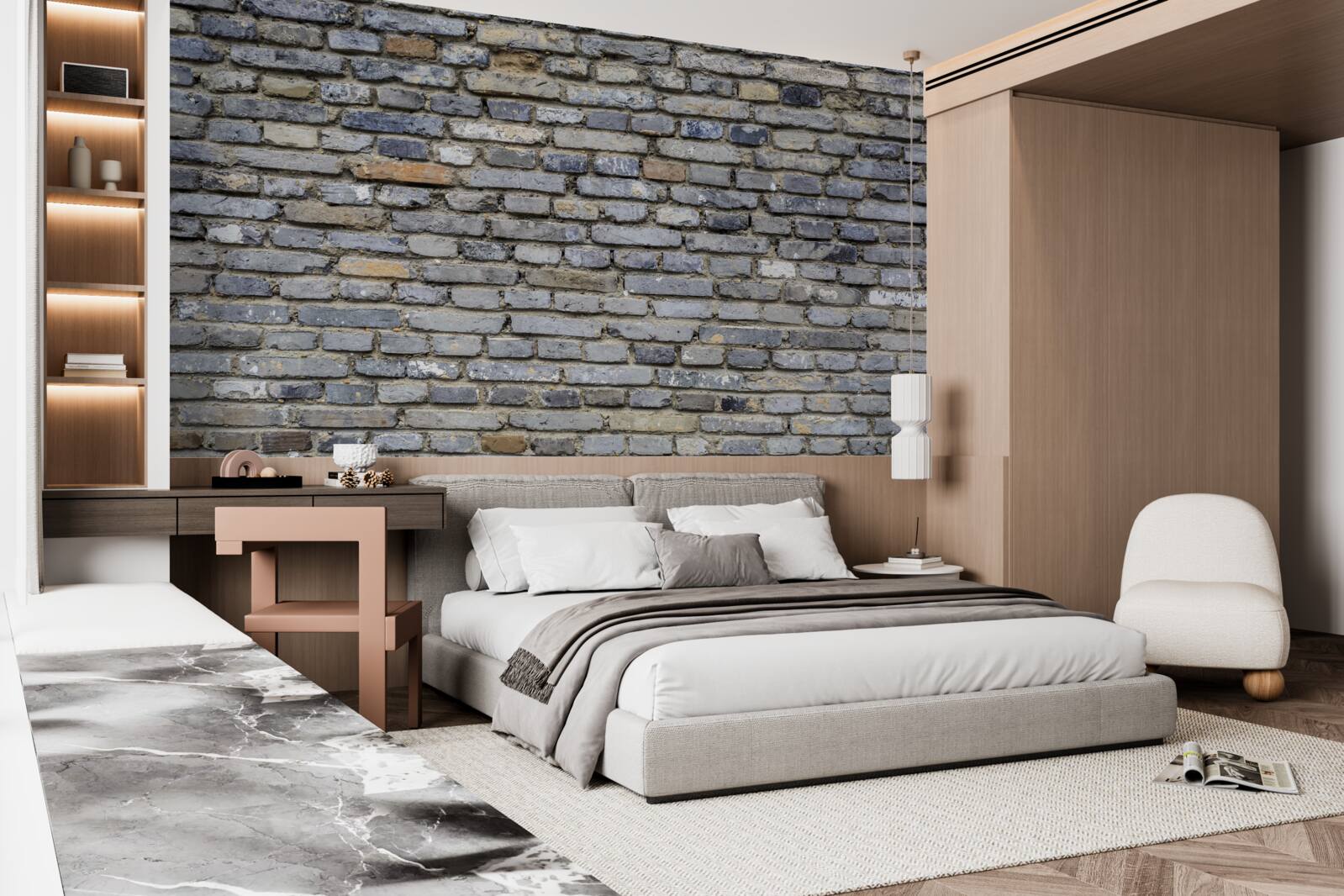 Fototapet zid de cărămidă