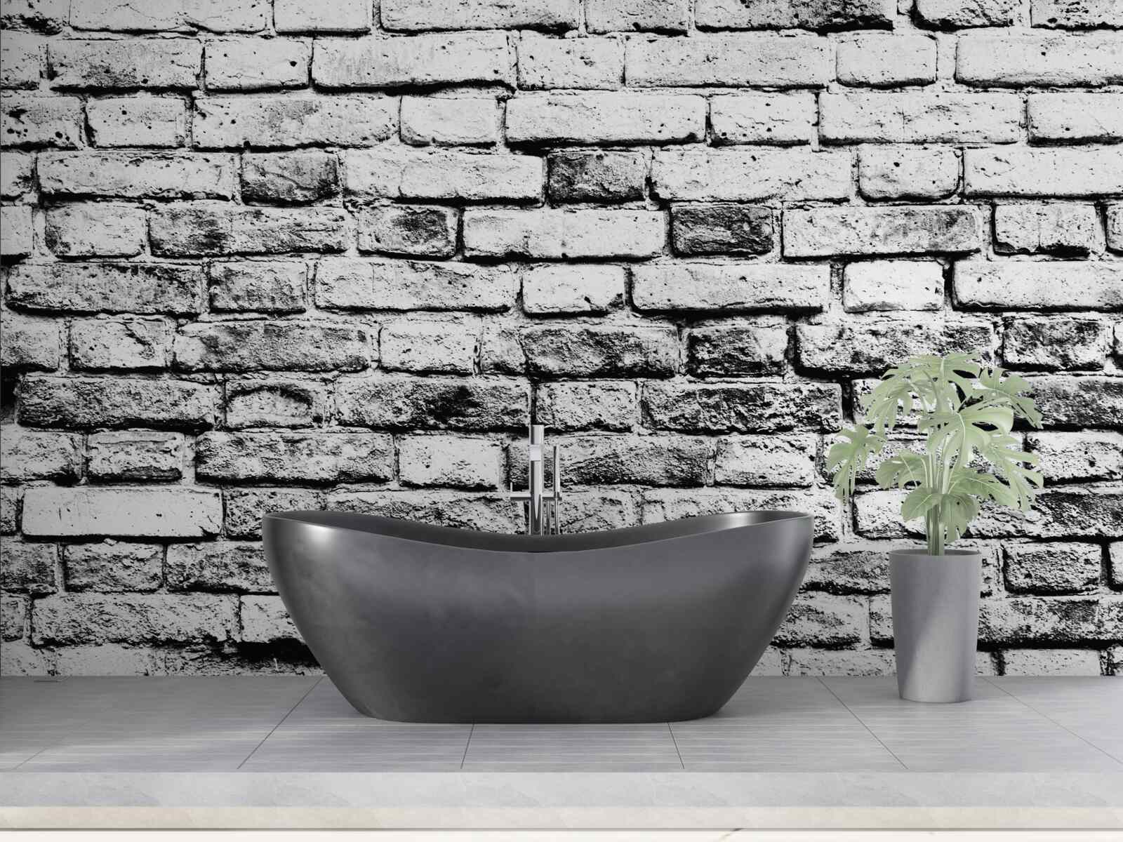 Fototapet structură de perete din cărămidă gri