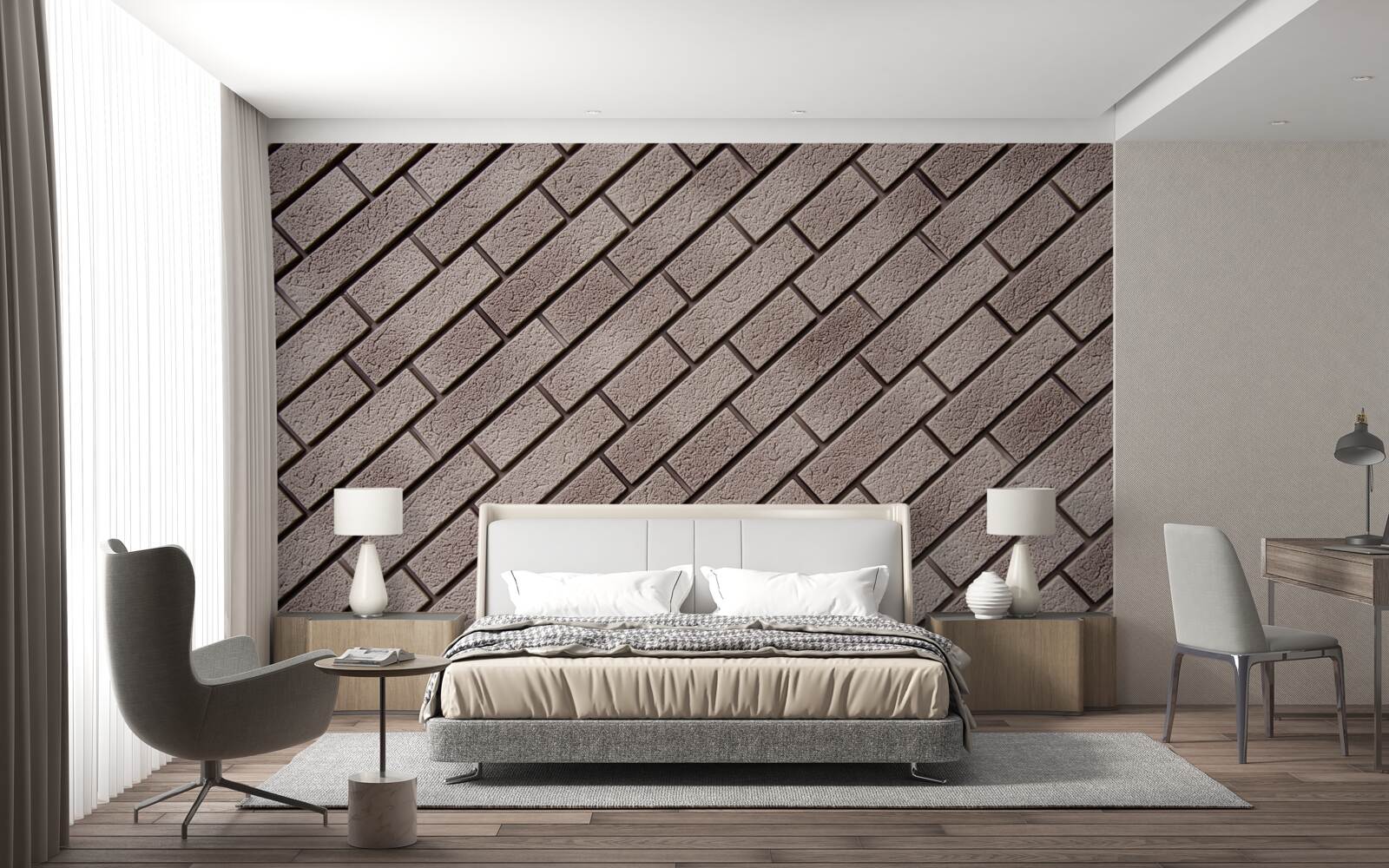 Fototapet dale de pavaj în stare perfectă