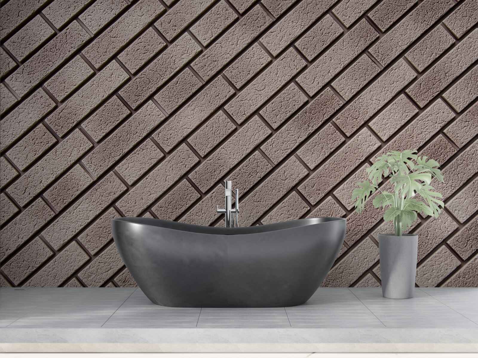 Fototapet dale de pavaj în stare perfectă