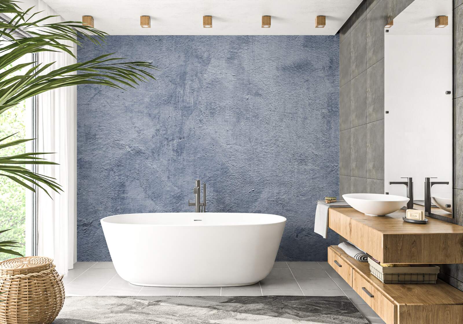 Fototapet szary beton grunge