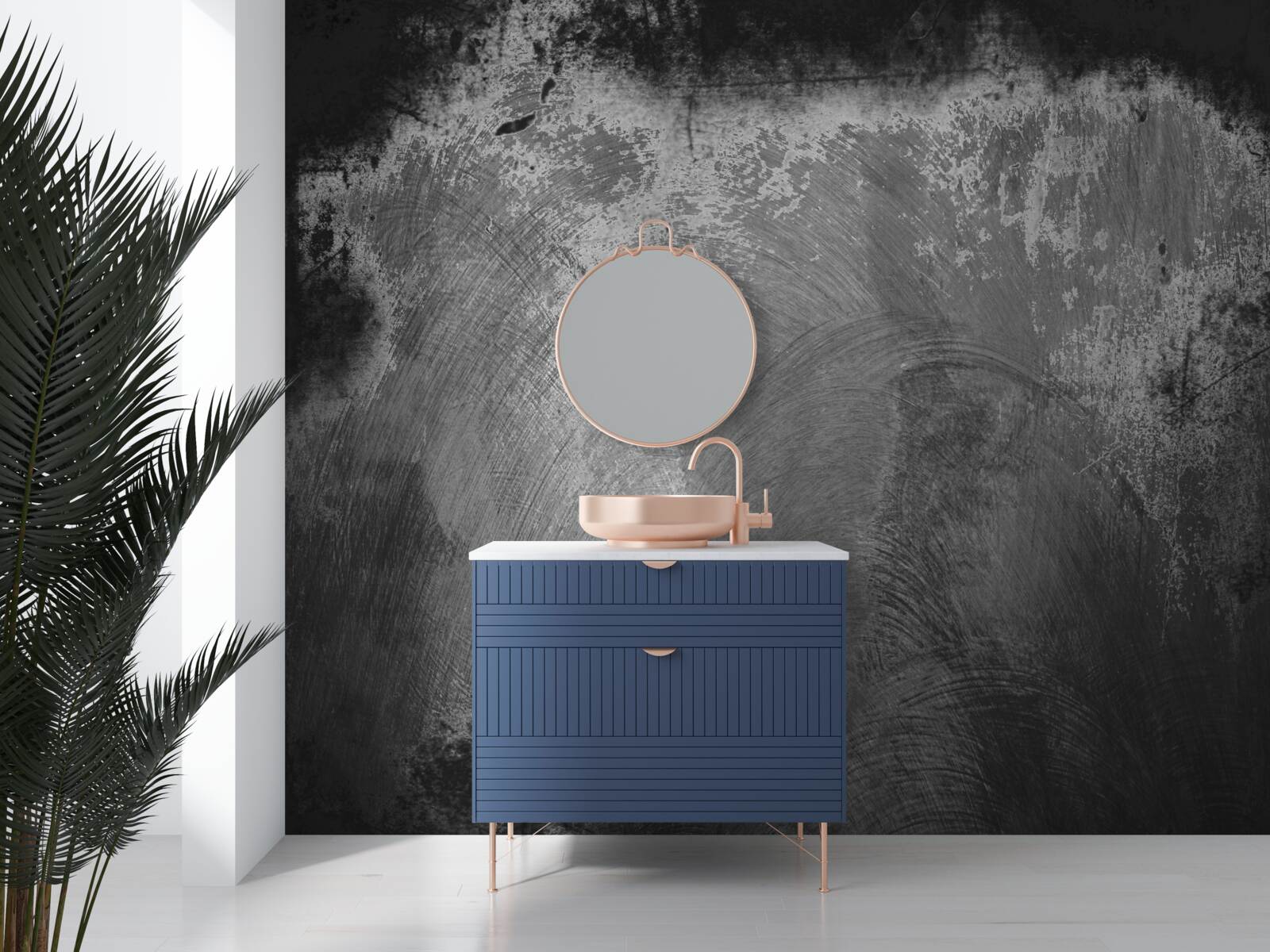 Fototapet perete intens negru și terifiant