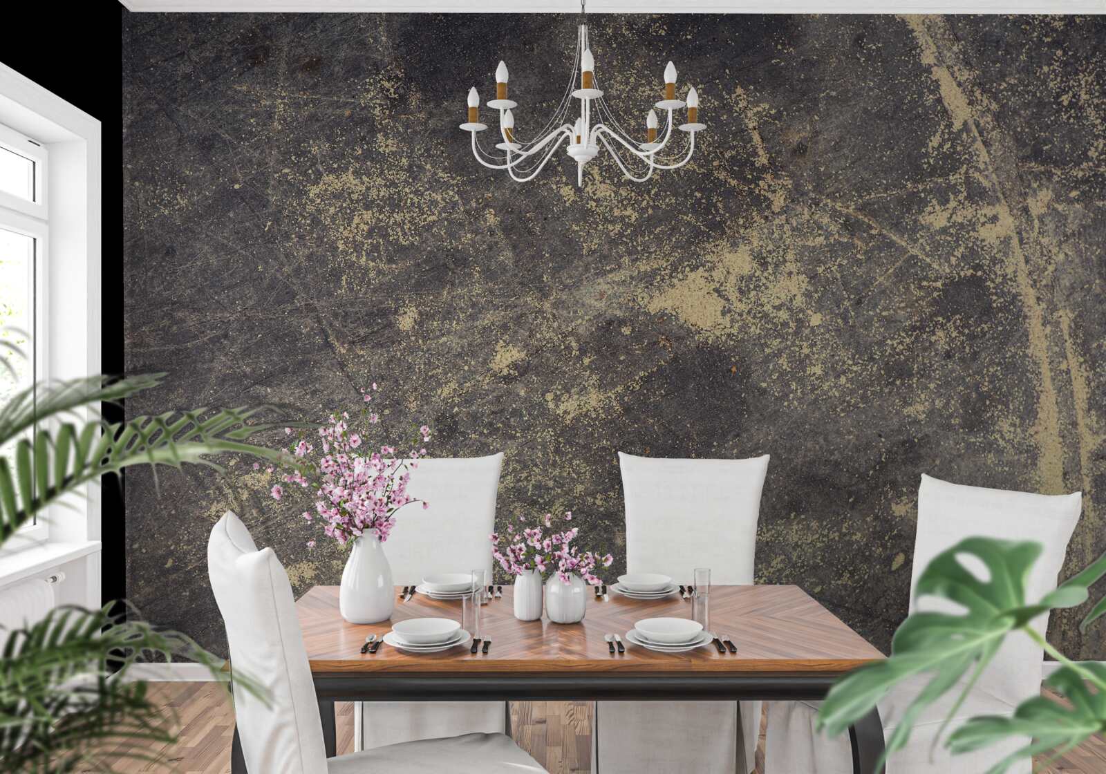 Fototapet structura betonului fisurat