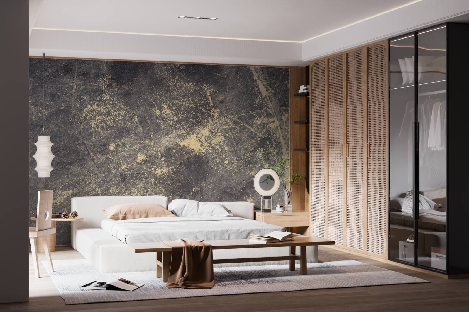 Fototapet structura betonului fisurat