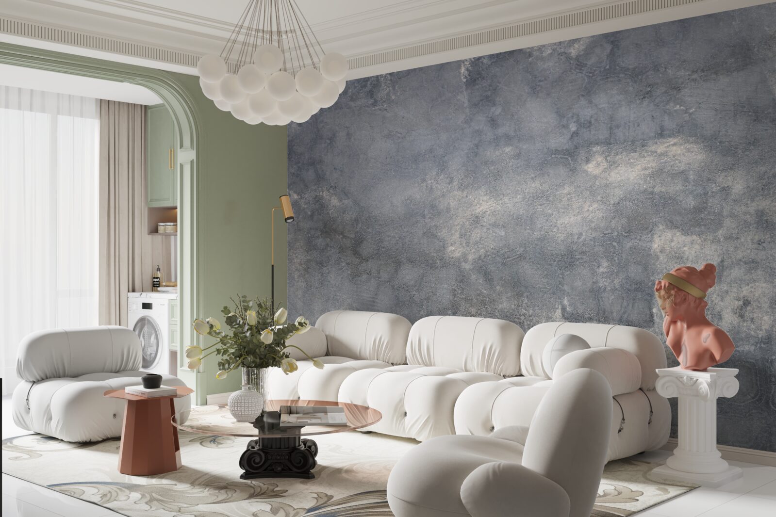 Fototapet perete de ciment format