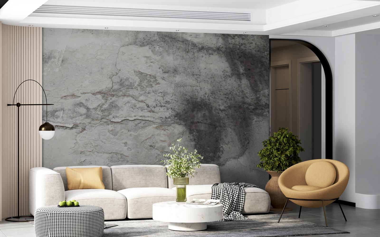 Fototapet structură în tonuri de cenușă