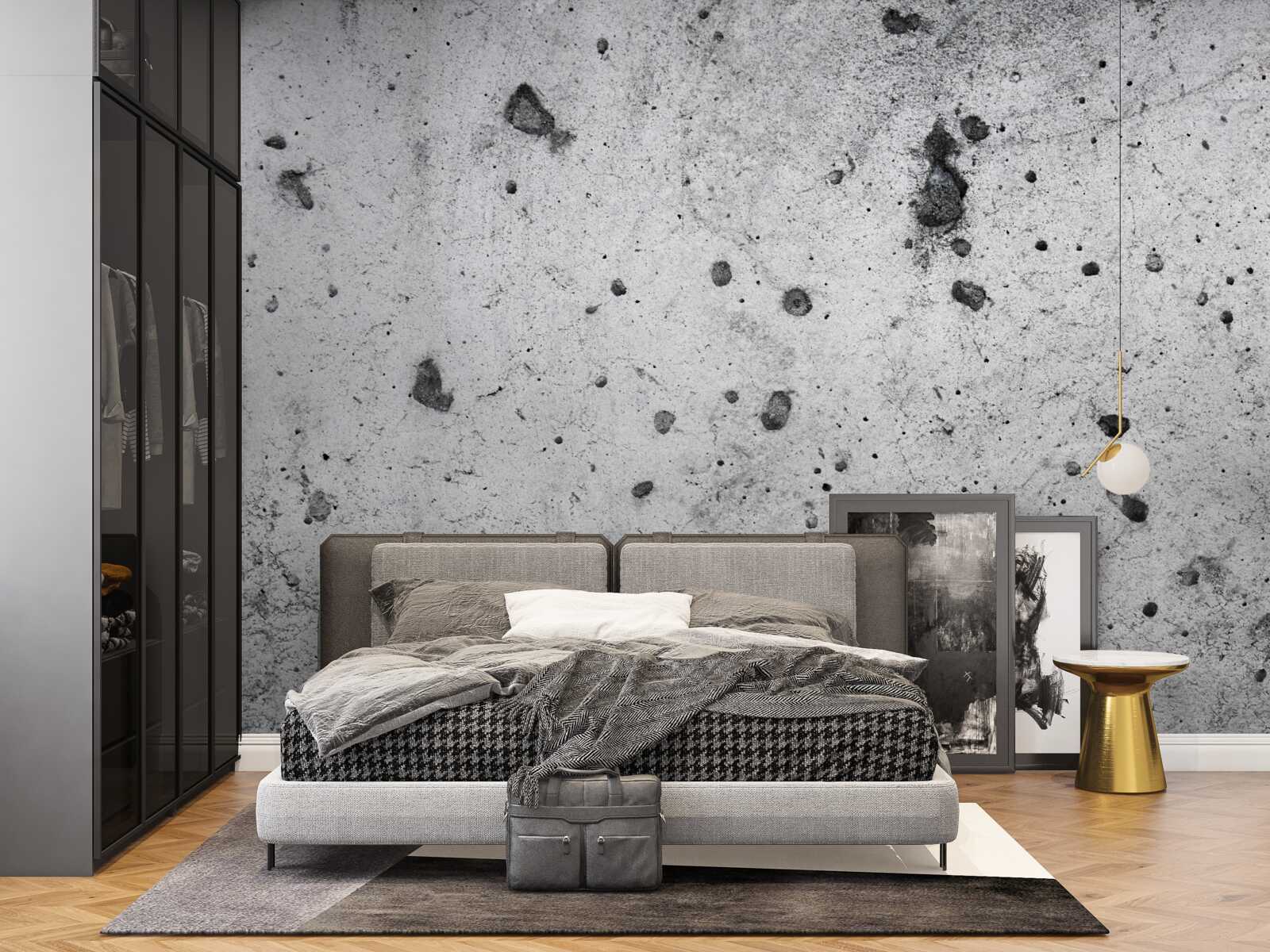 Fototapet perete de beton cu urme întunecate