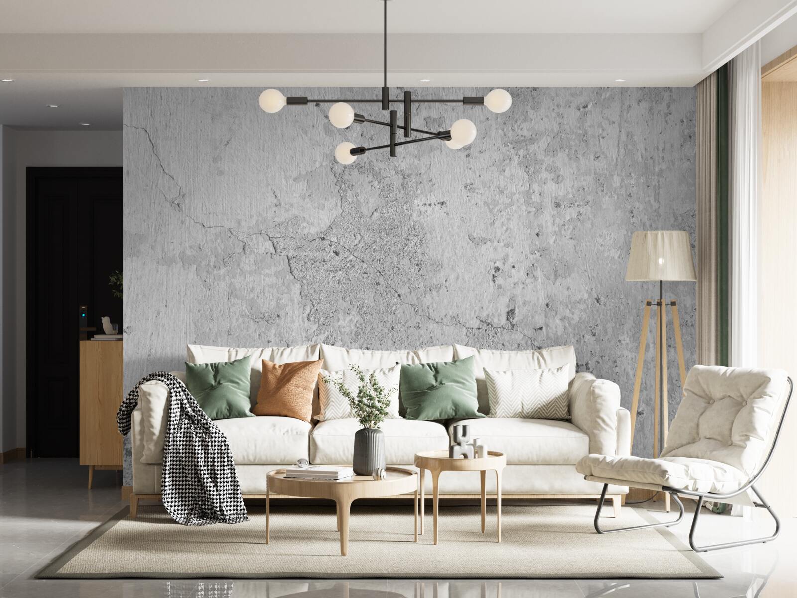 Fototapet cimentul este gri și acoperit cu zgârieturi