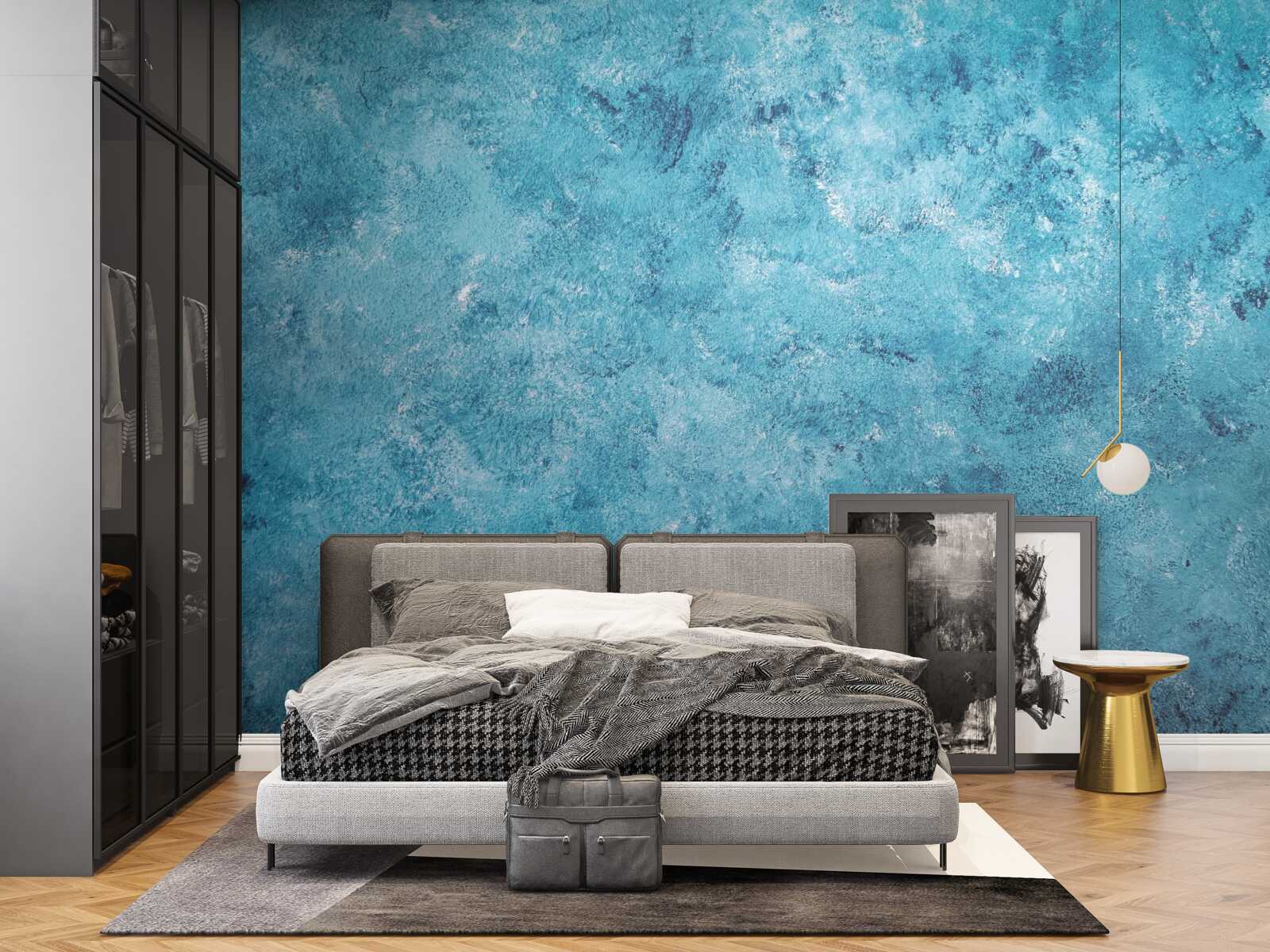 Fototapet val conceptual de pâlpâire albastră