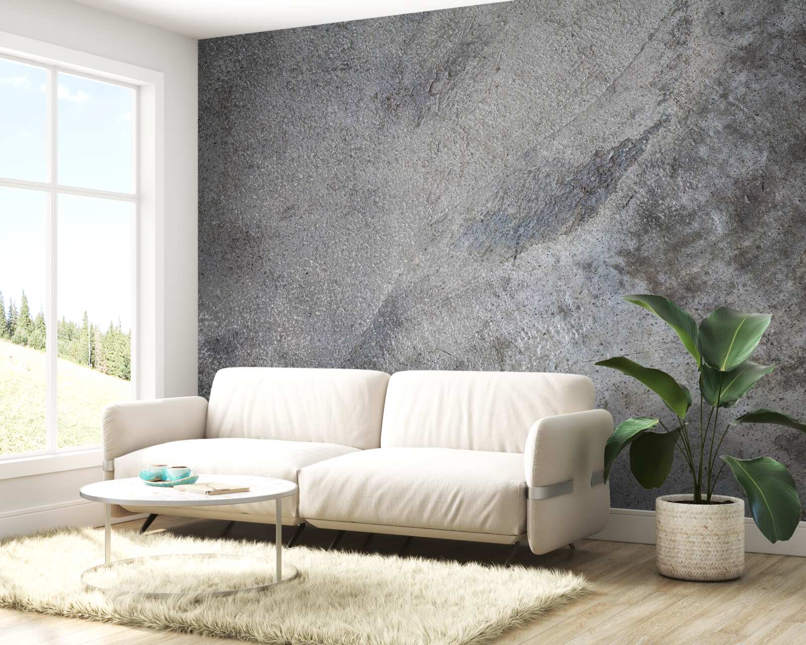 Fototapet Perete de ciment lustruit