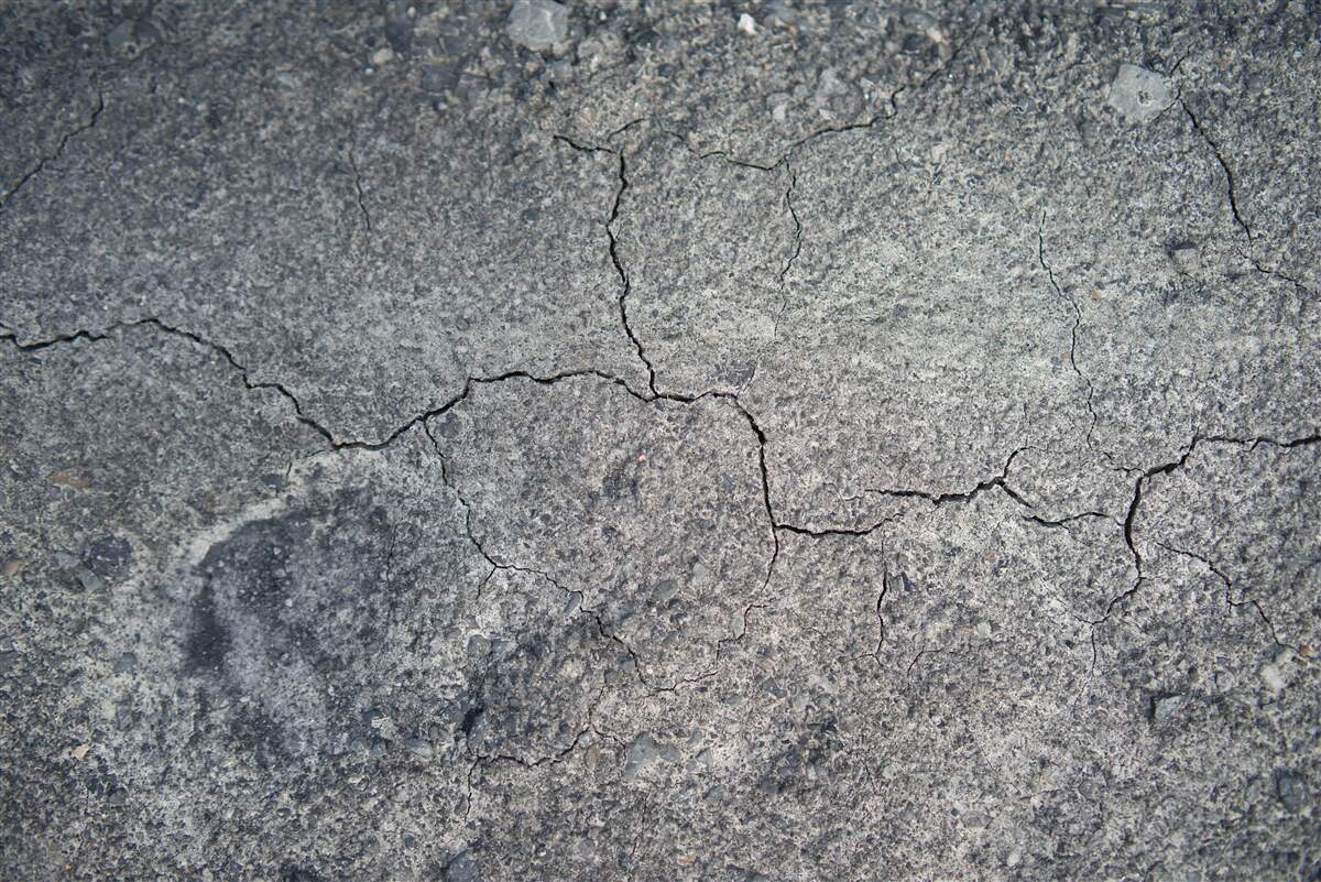 Fototapet starea uscată a solului