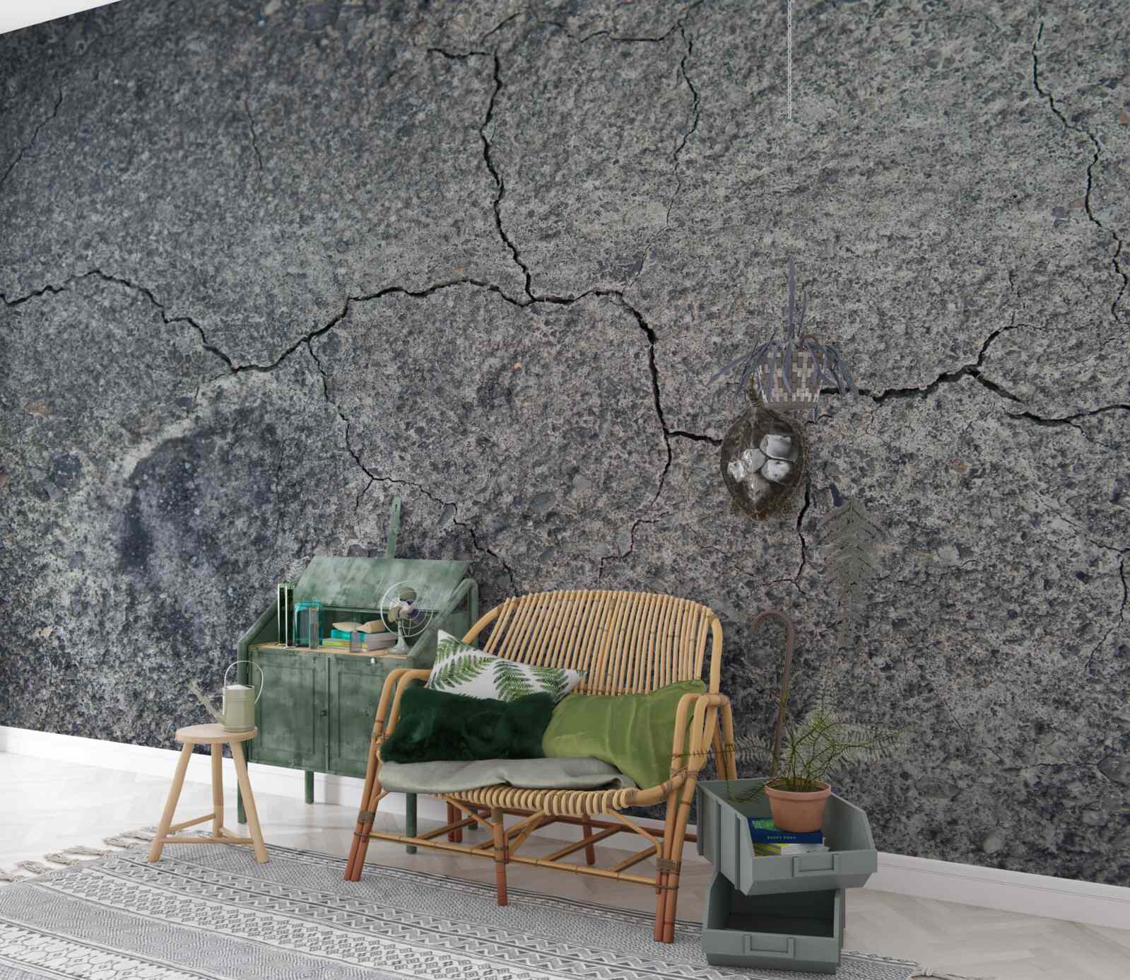 Fototapet starea uscată a solului