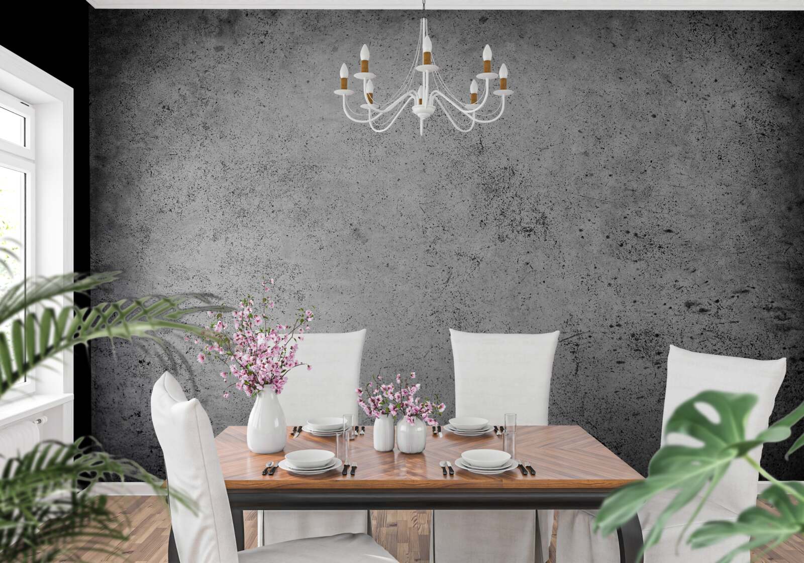 Fototapet barieră gri veche