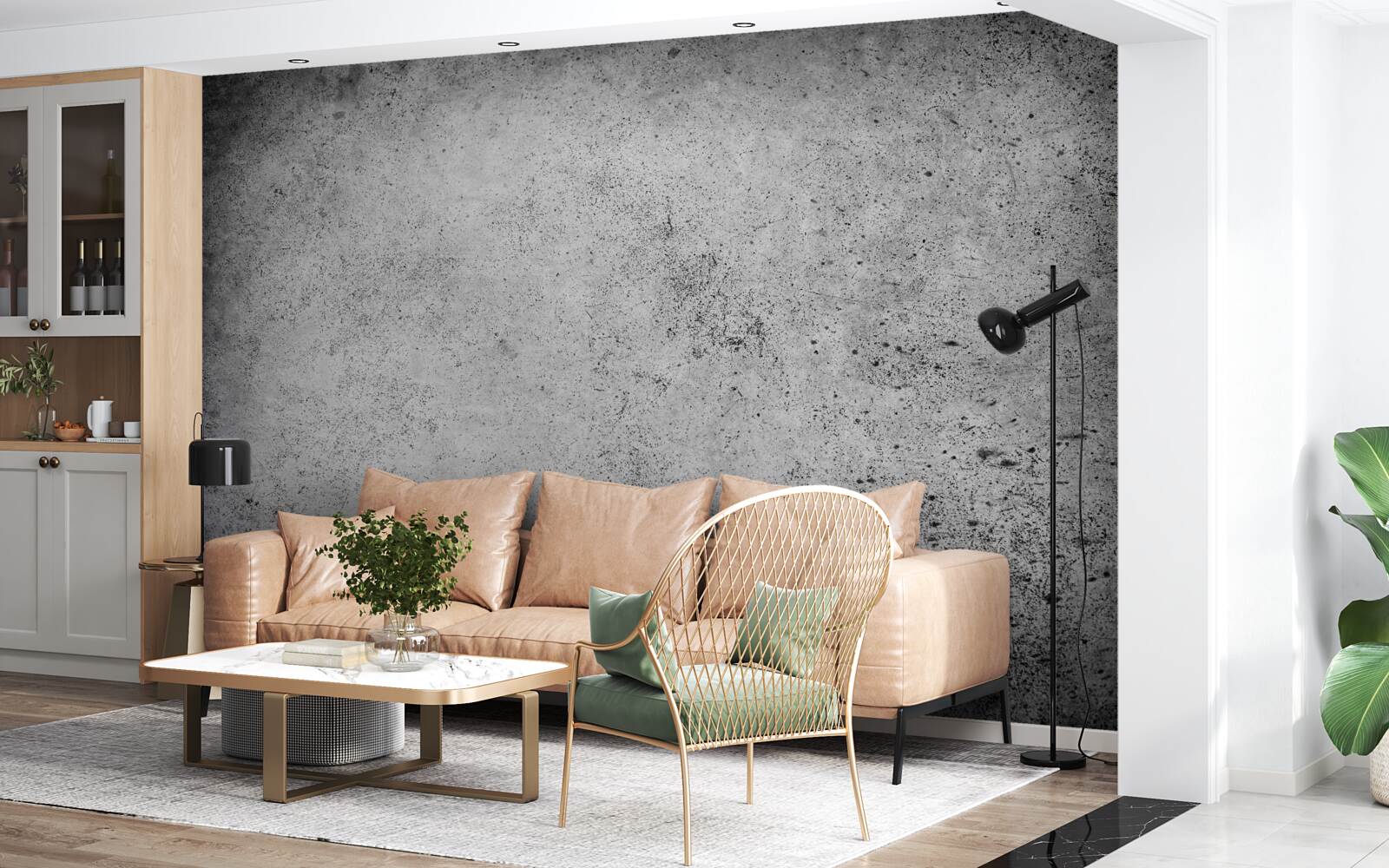 Fototapet barieră gri veche