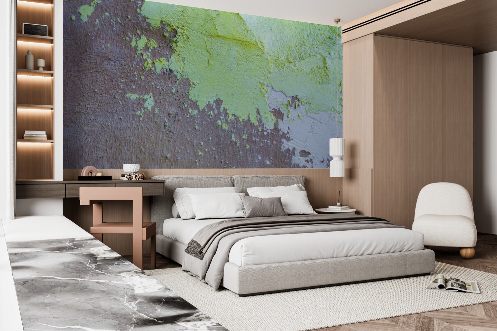 Fototapet tencuială decorativă întunecată