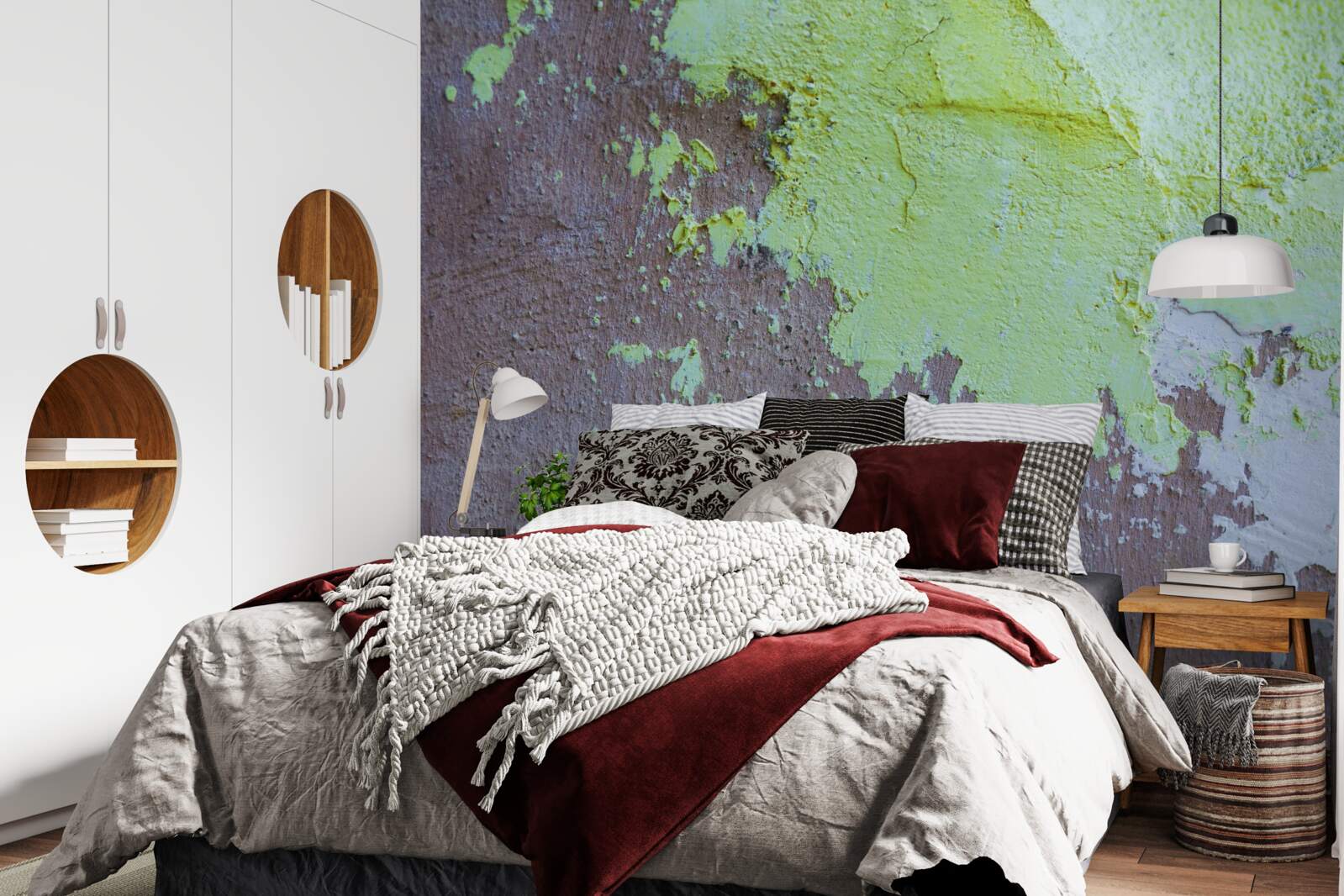 Fototapet tencuială decorativă întunecată