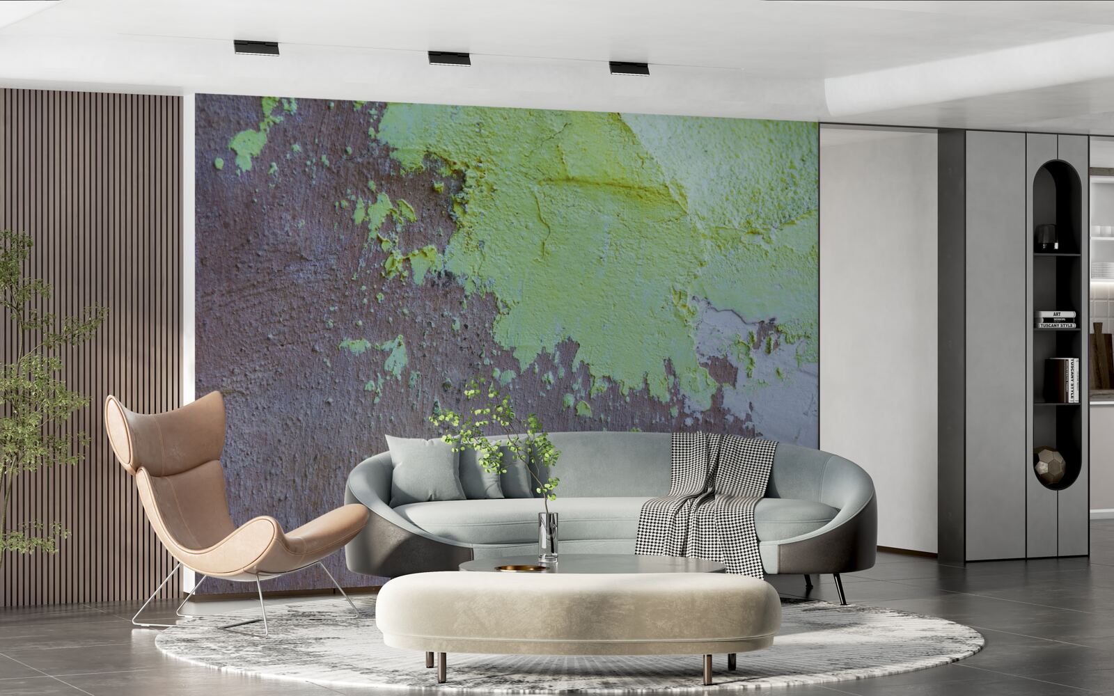 Fototapet tencuială decorativă întunecată