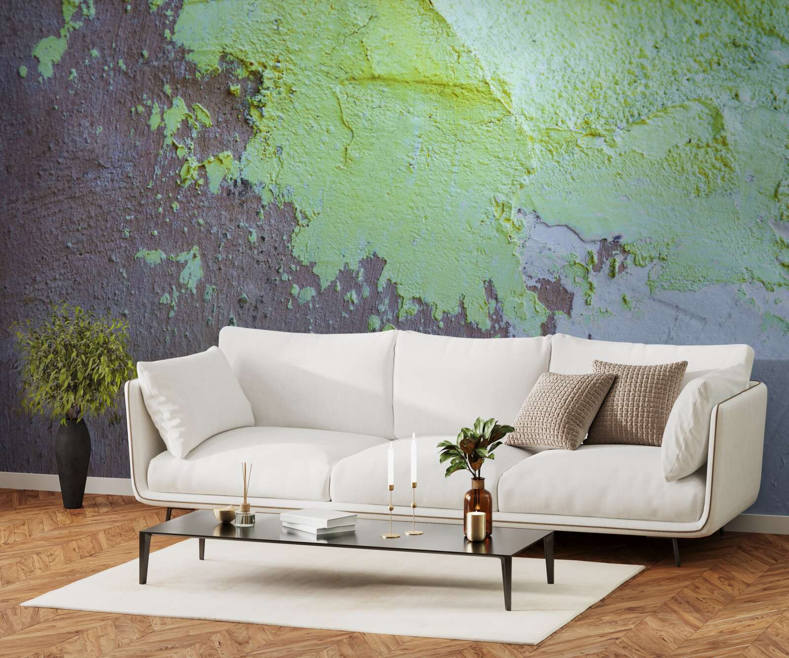 Fototapet tencuială decorativă întunecată