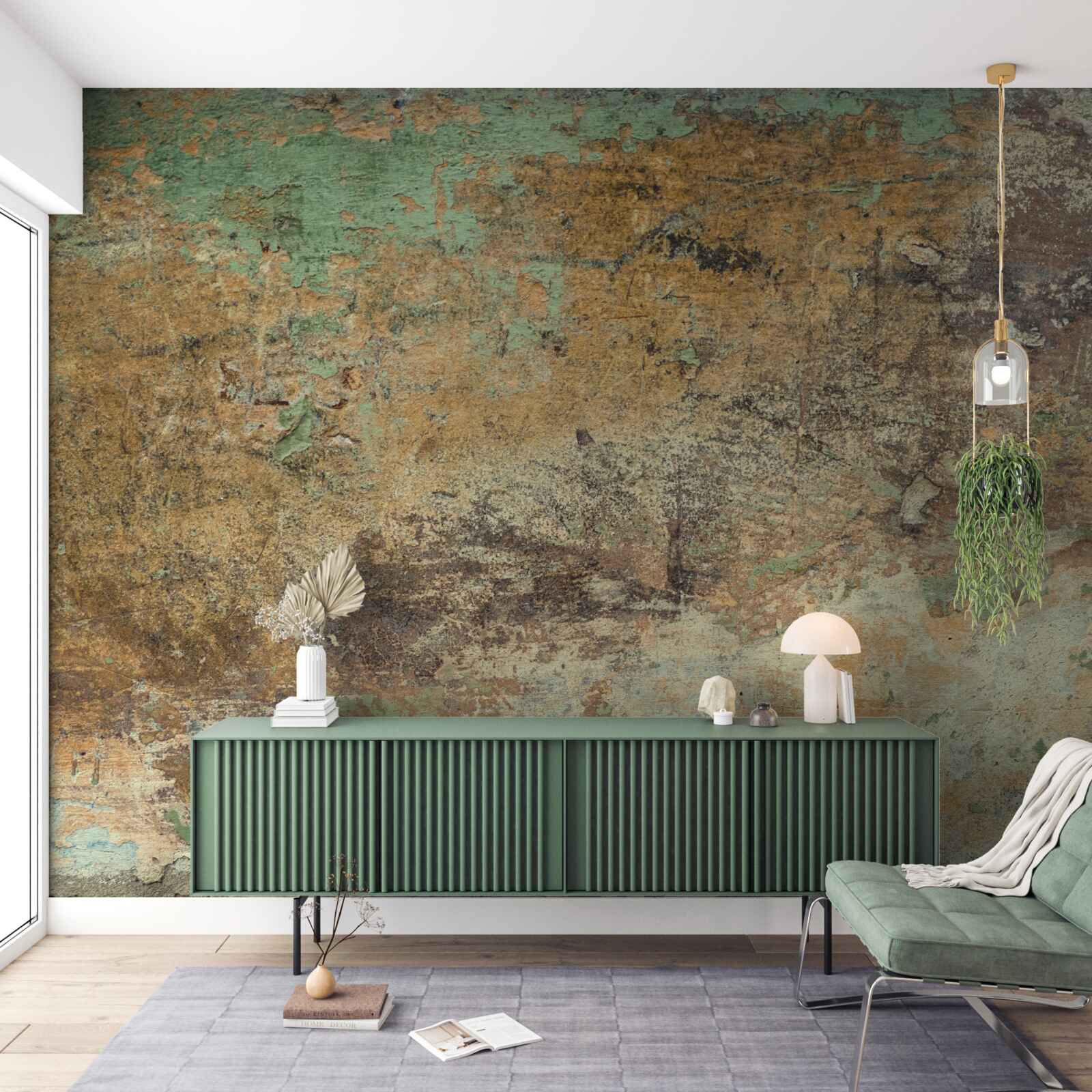 Fototapet Perete cu rugină abstractă