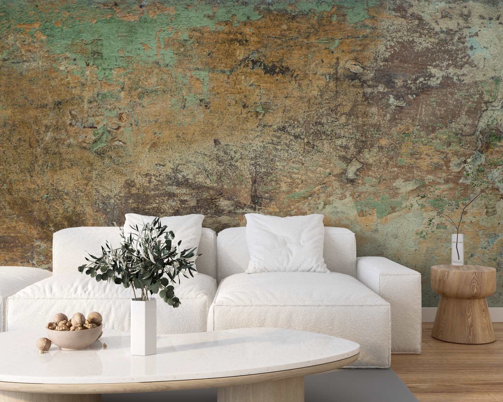 Fototapet Perete cu rugină abstractă