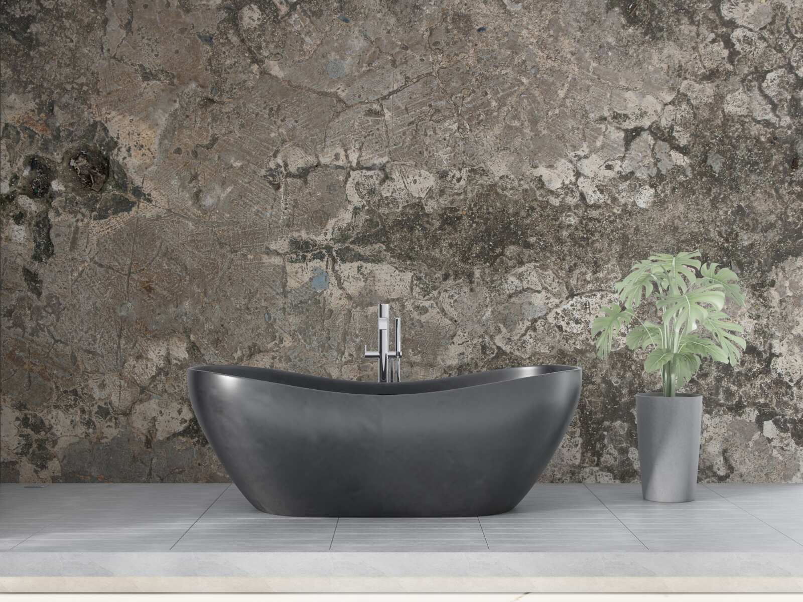 Fototapet rocă de granit gri