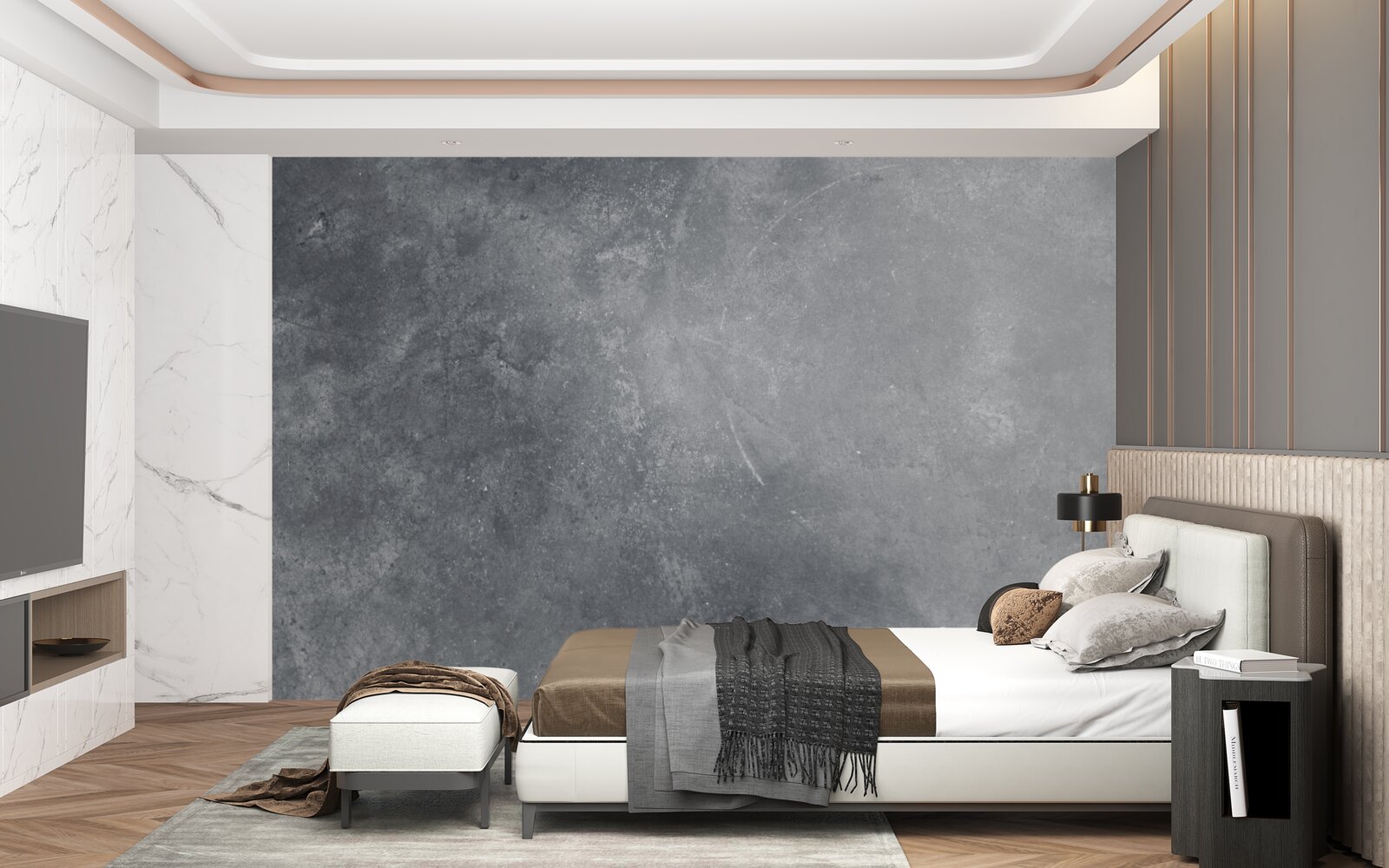 Fototapet suprafață gri