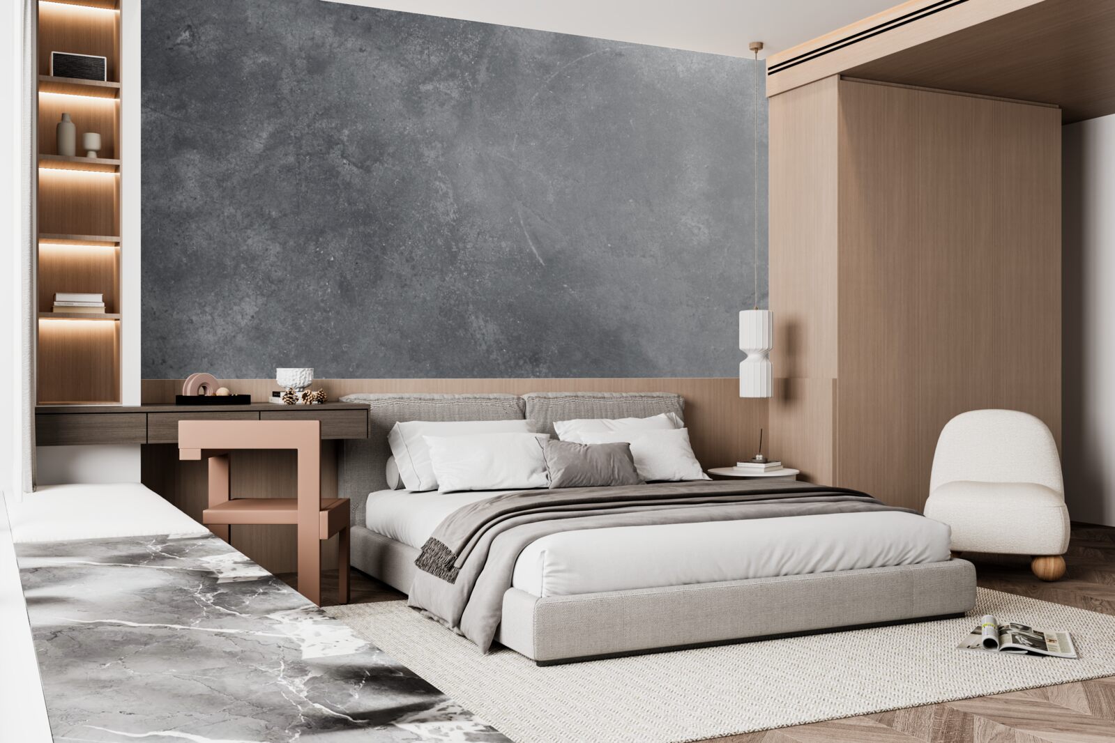 Fototapet suprafață gri