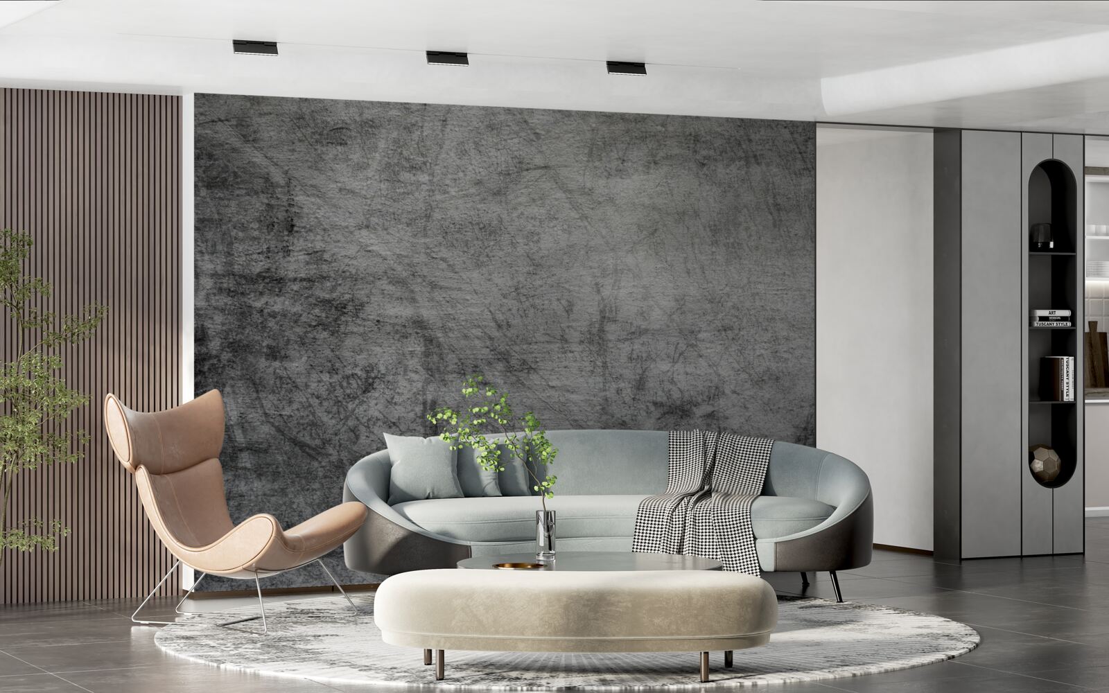 Fototapet fundal gri vechi marcat cu zgârieturi