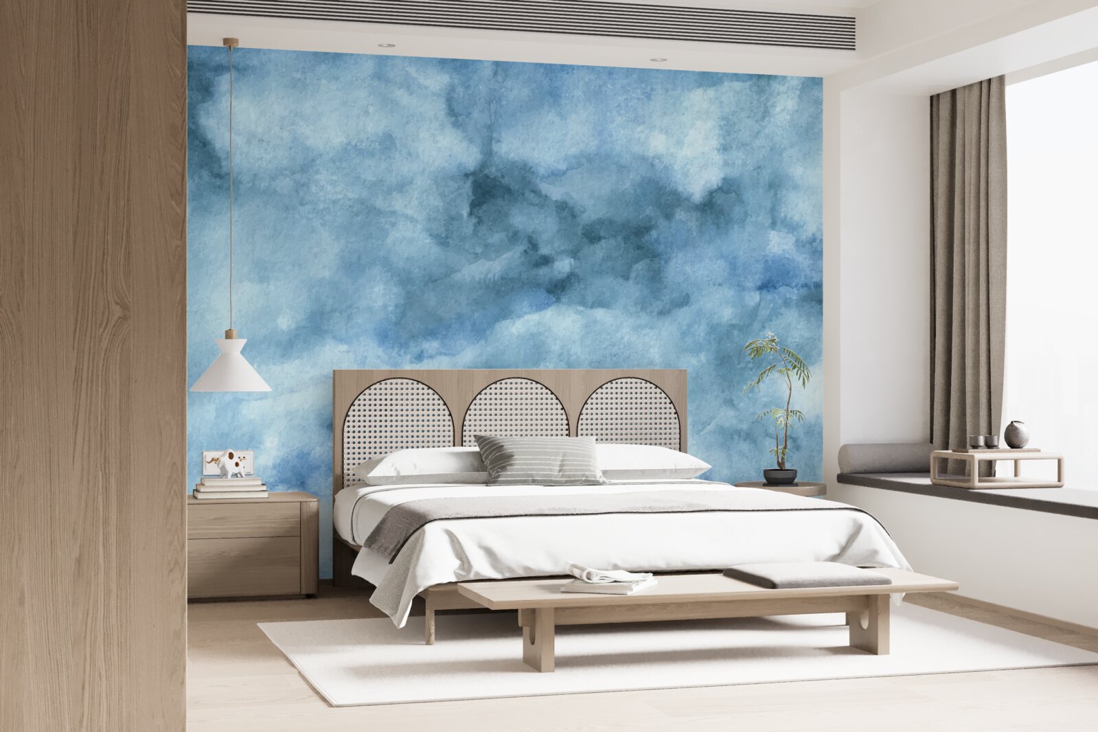 Fototapet nebuloasă slabă de nori