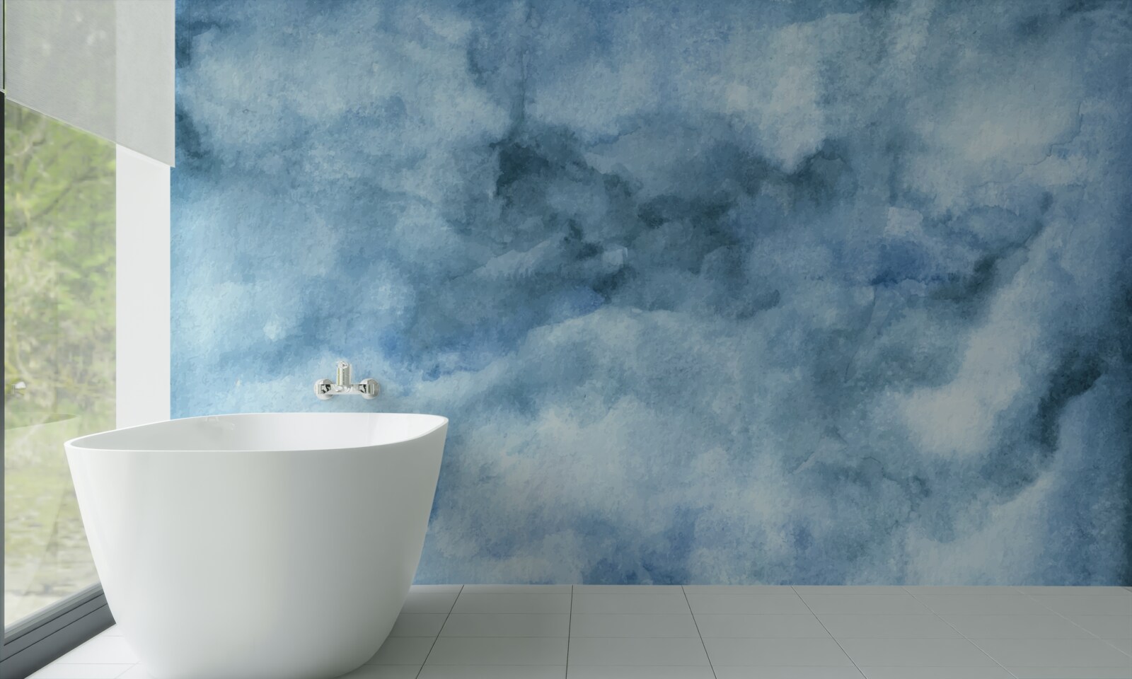 Fototapet nebuloasă slabă de nori