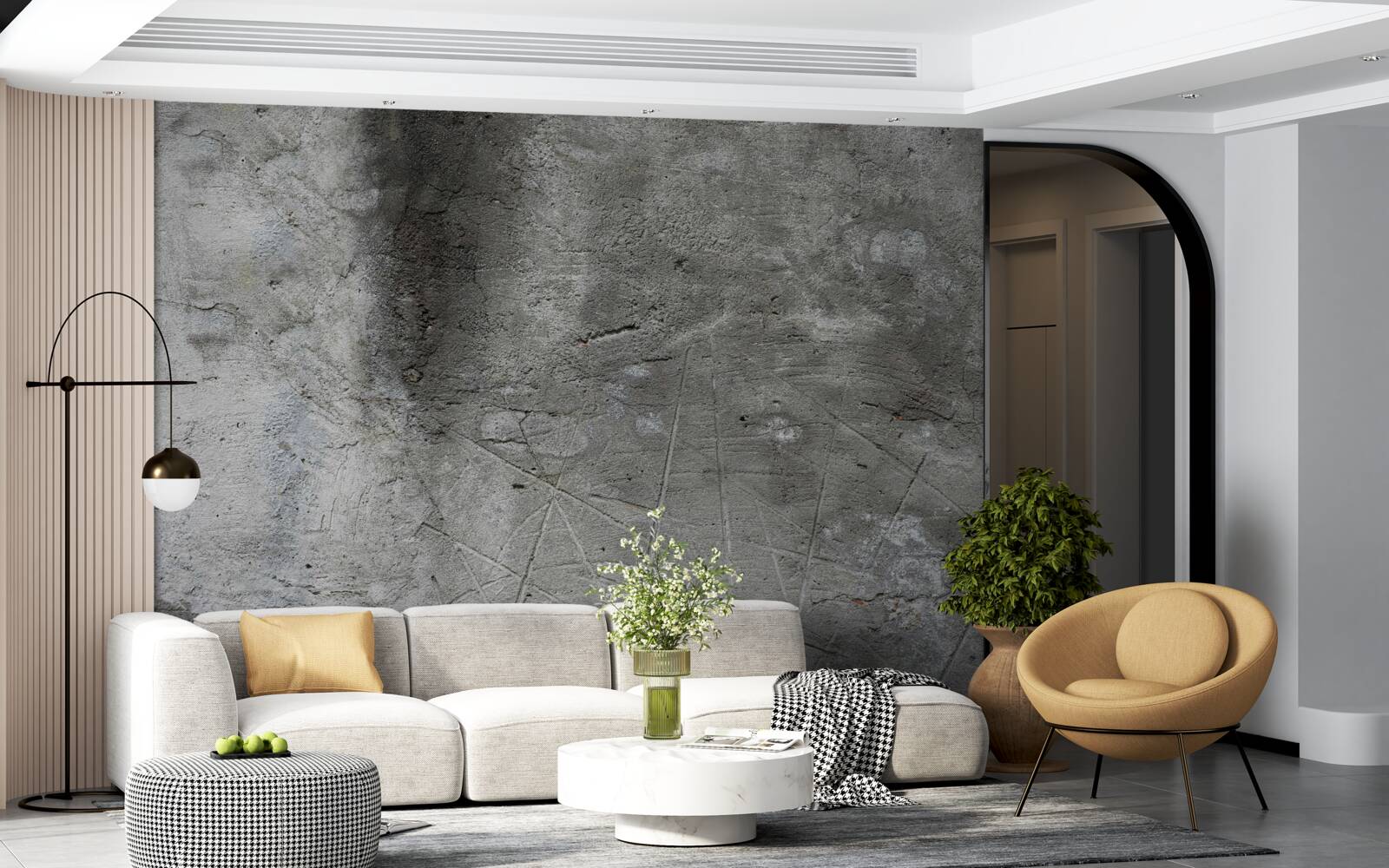 Fototapet fundal cu o nuanță de gri murdar