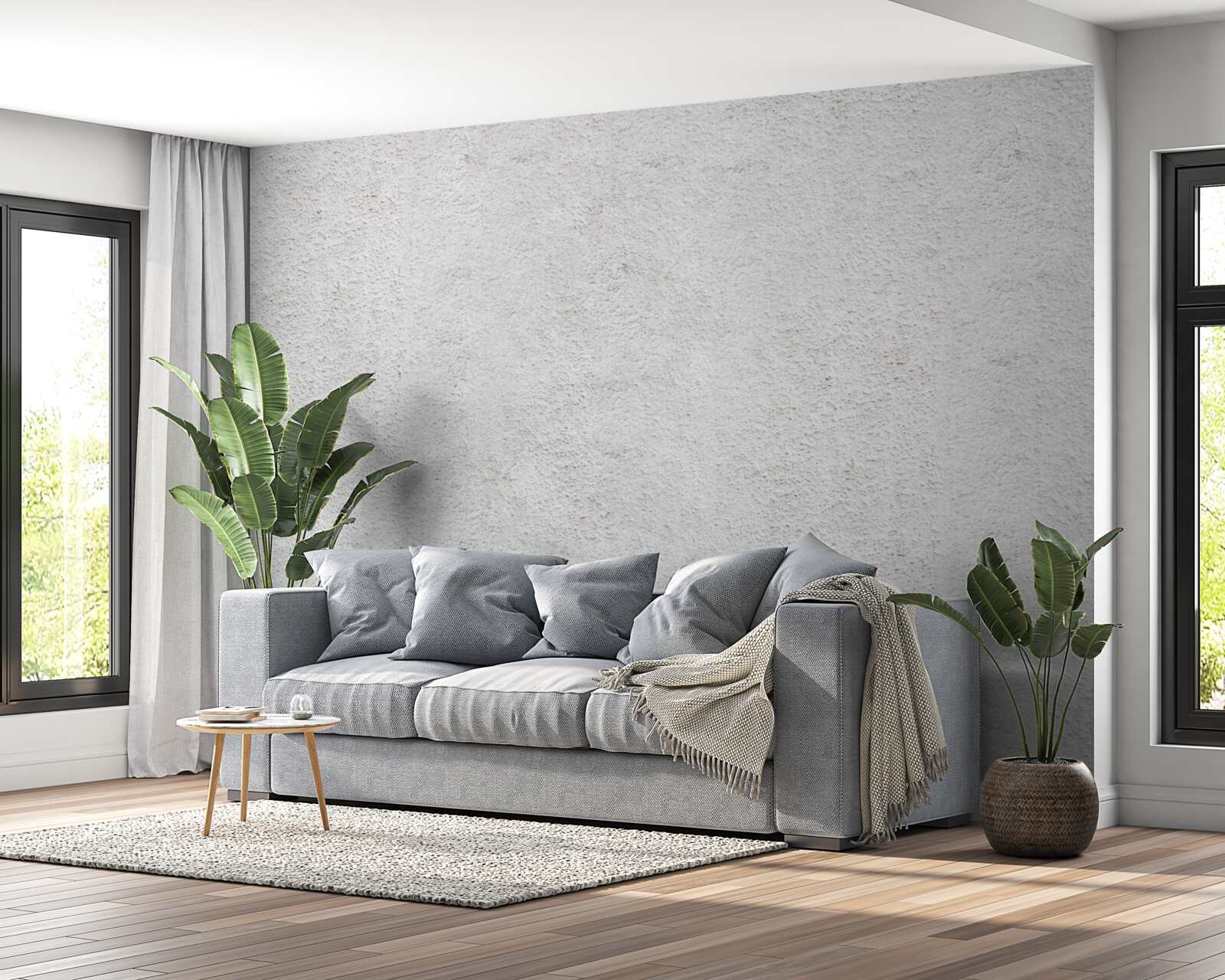 Fototapet ton gri deschis