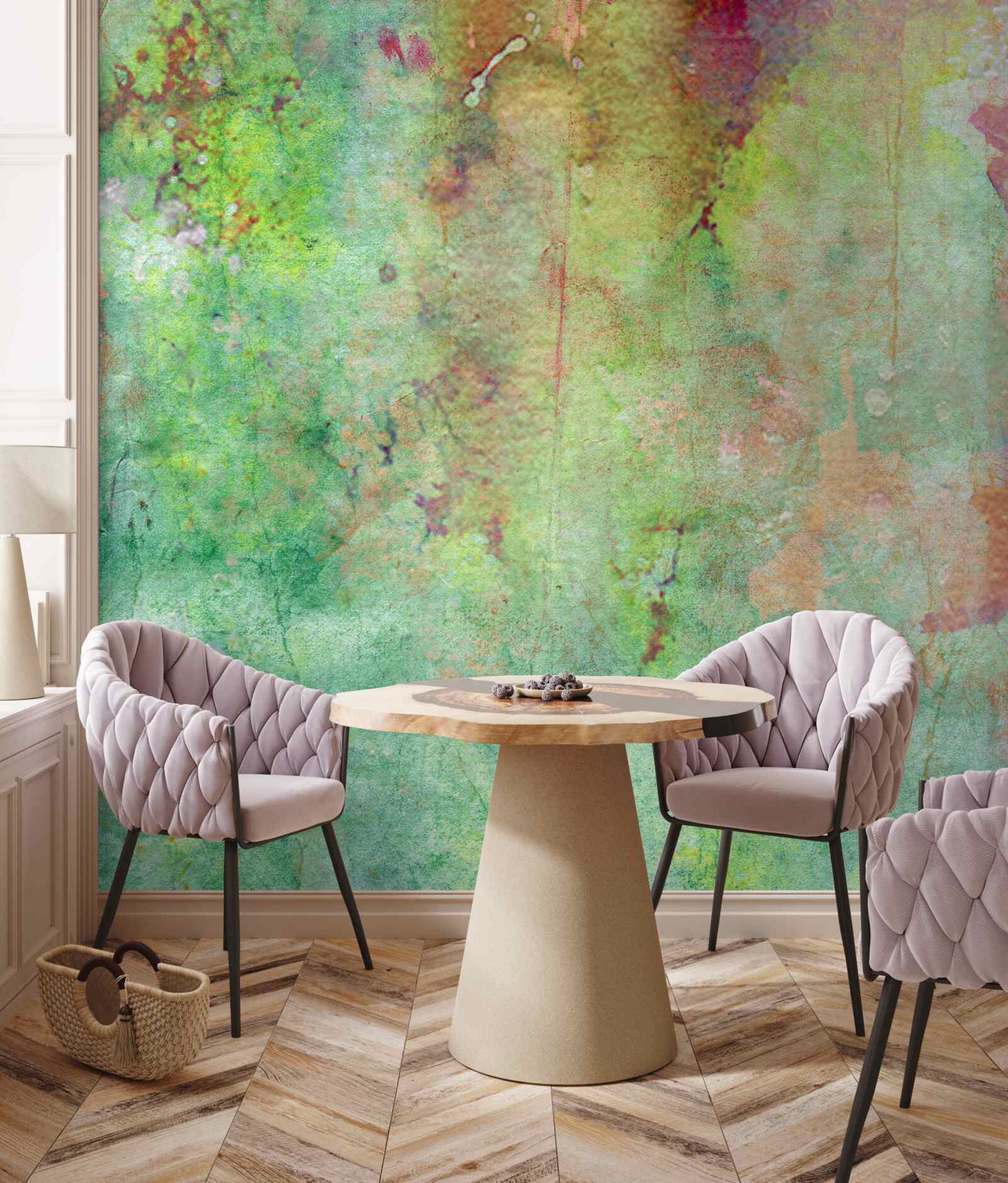 Fototapet pictură abstractă delicată