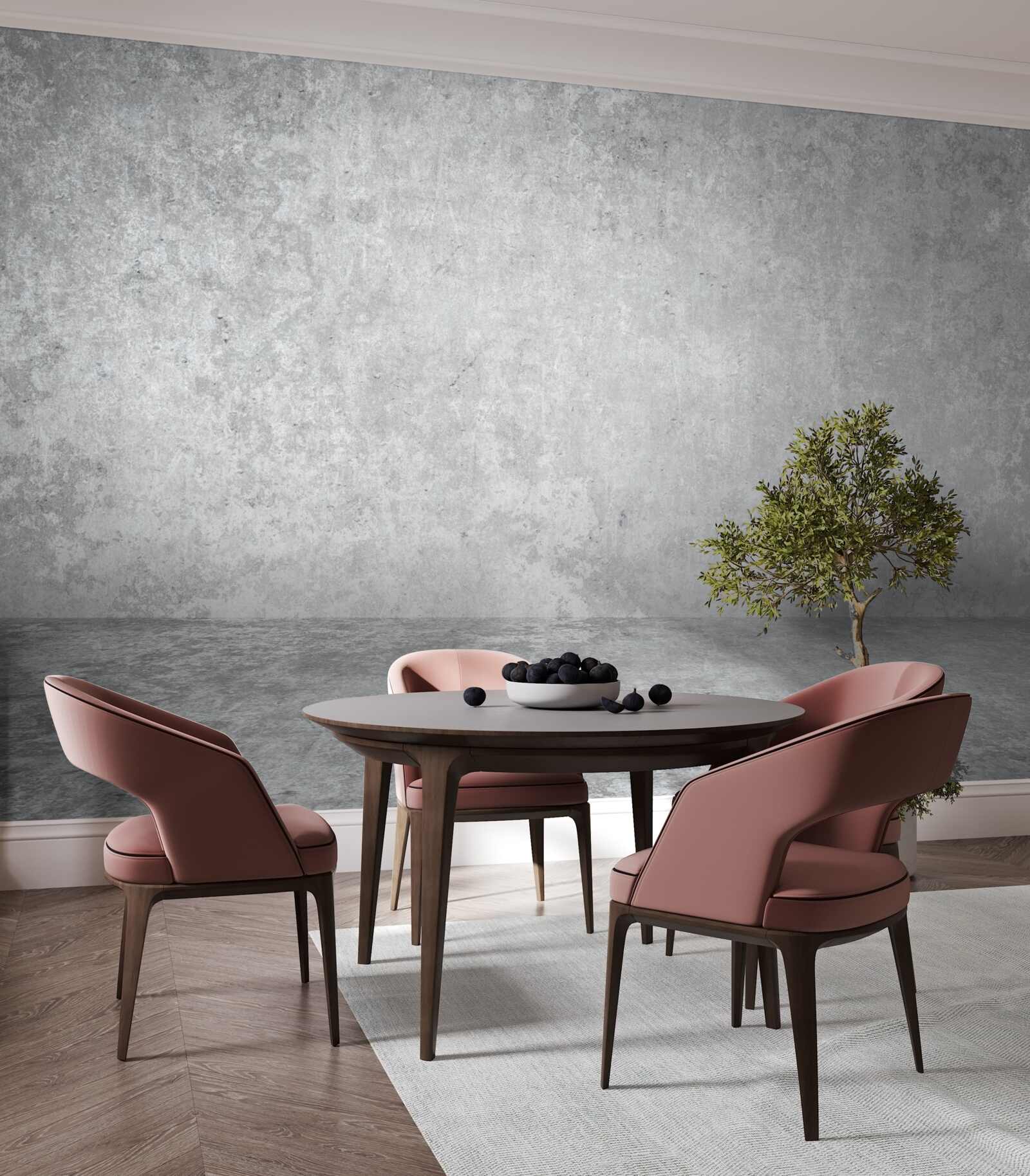 Fototapet zid de beton gri deschis