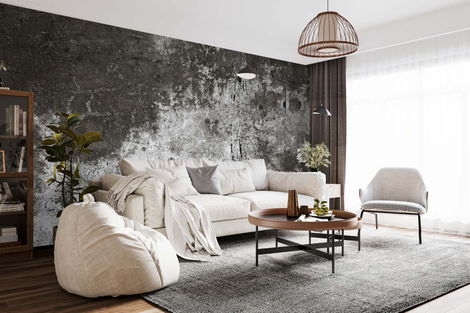 Fototapet fundal de ciment în stil grunge