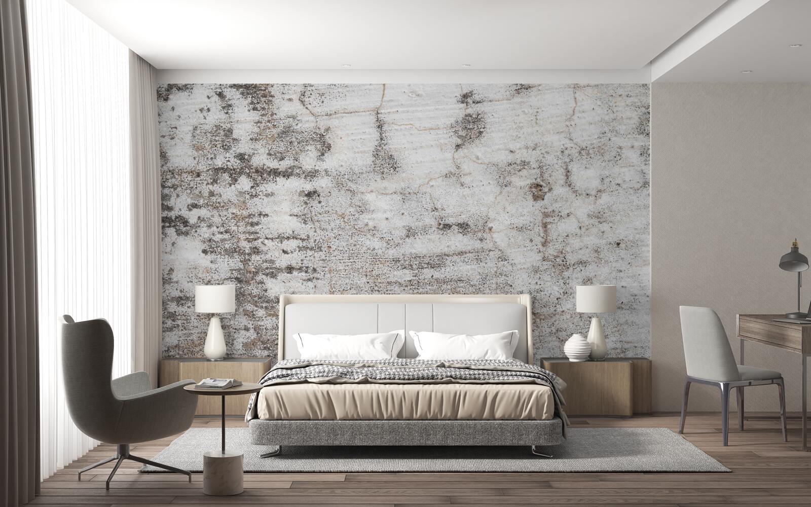 Fototapet Urme de vopsea uzată