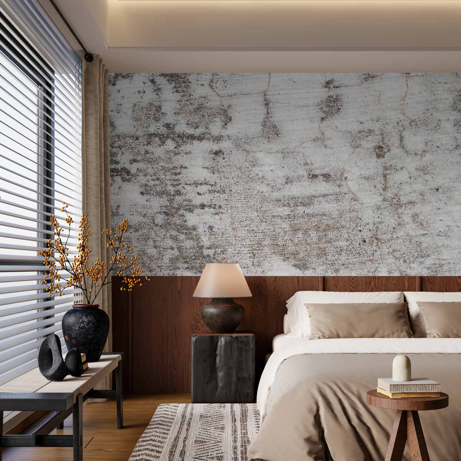 Fototapet Urme de vopsea uzată